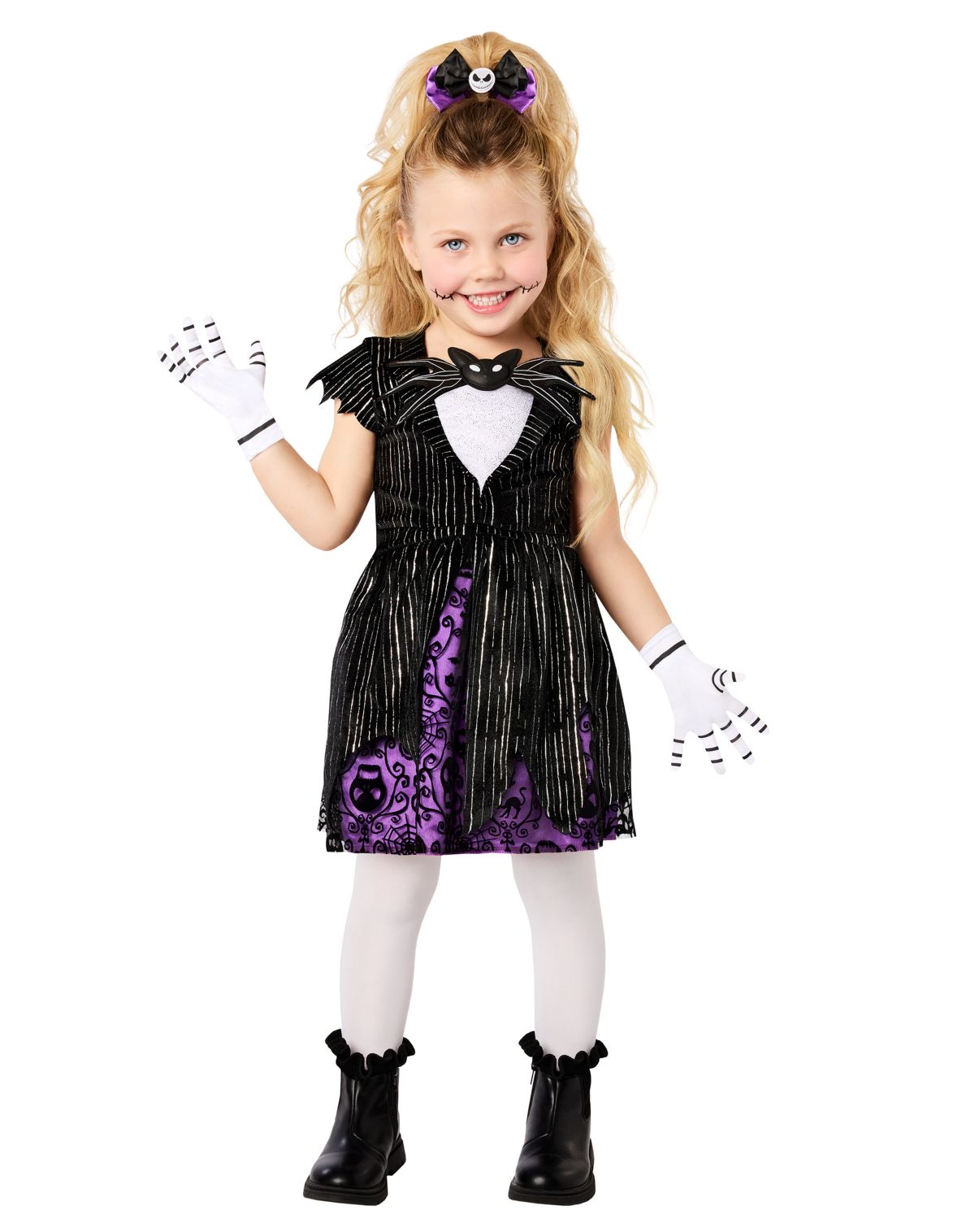 Toddler Jack Skellington Dress Costume - The Nightmare Before Christmas