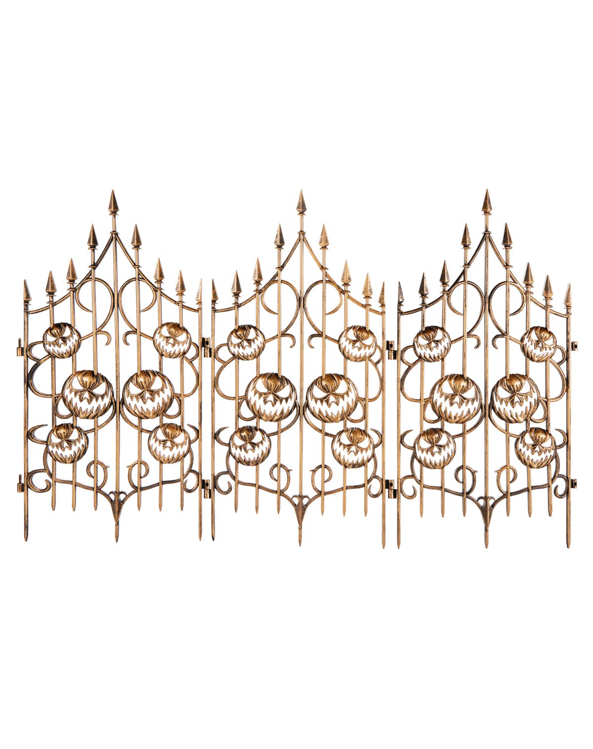 3 Ft Pumpkin Swirl Fence