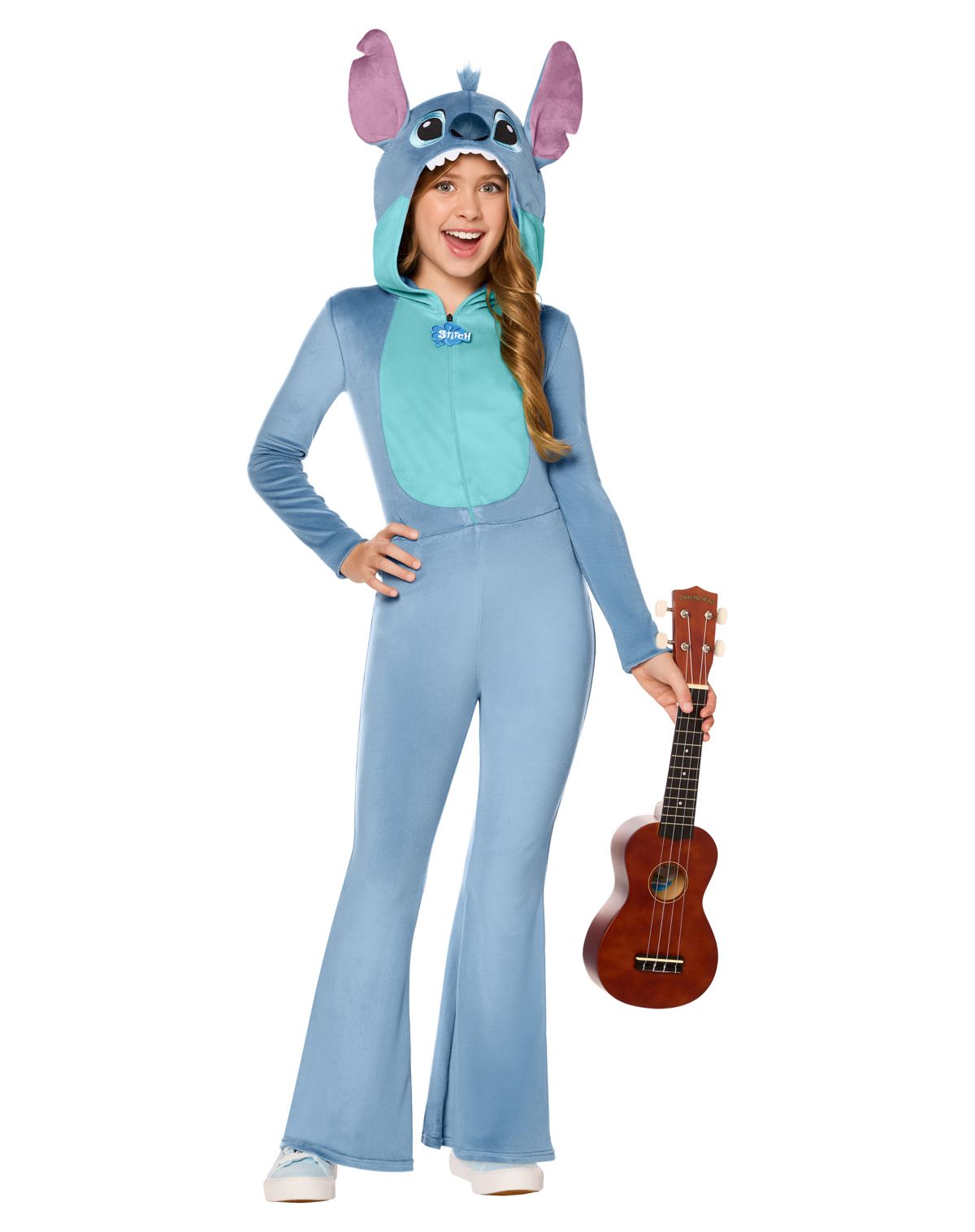 Kids Stitch Flared Leg Jumpsuit Costume - Lilo & Stitch