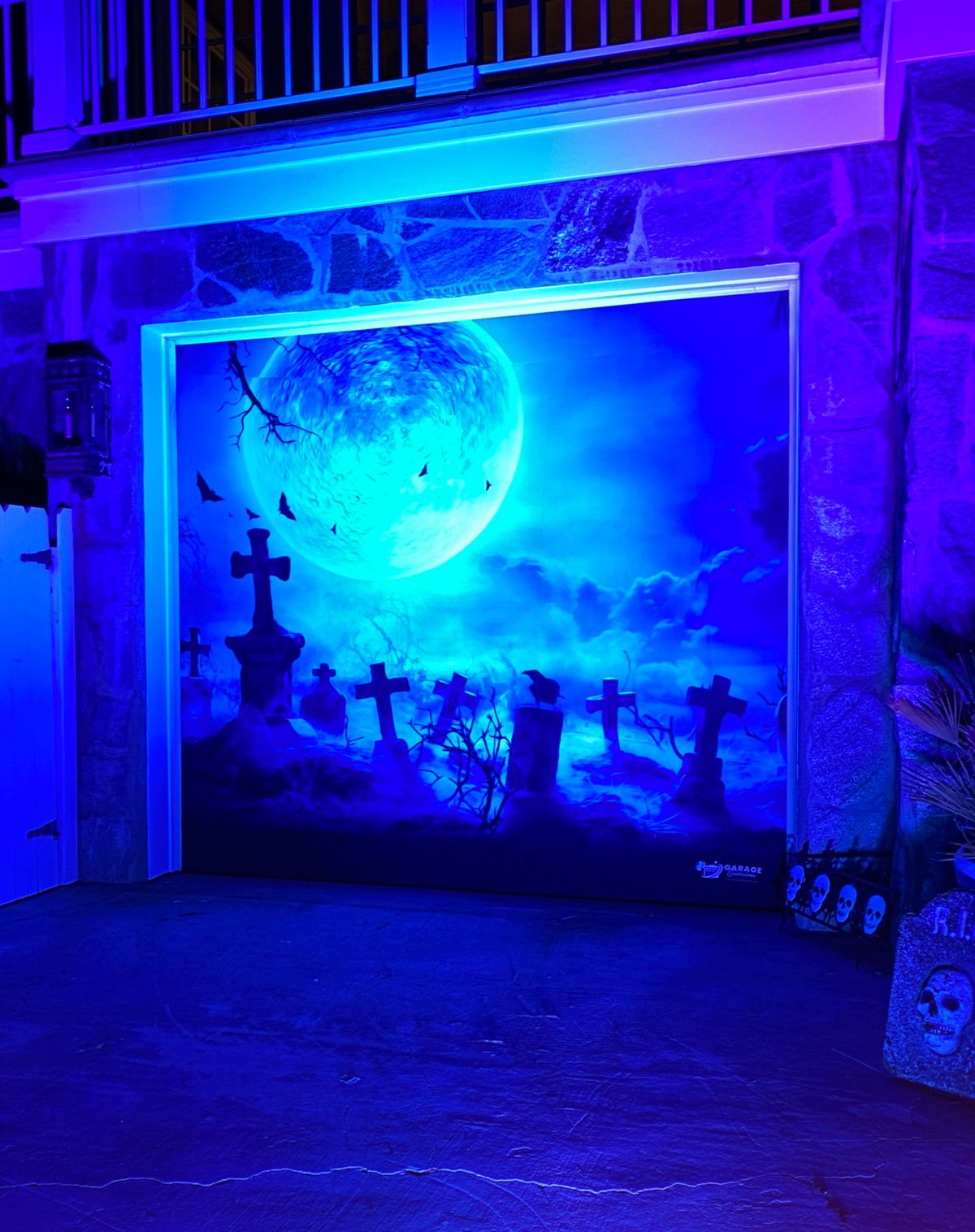 Reaper Graveyard Garage Single Door Cover