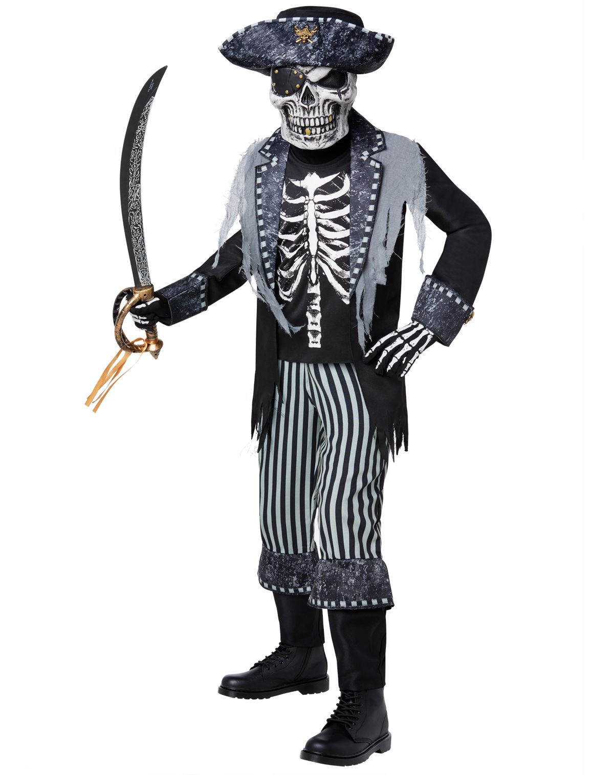 Kids Skeleton Pirate Costume