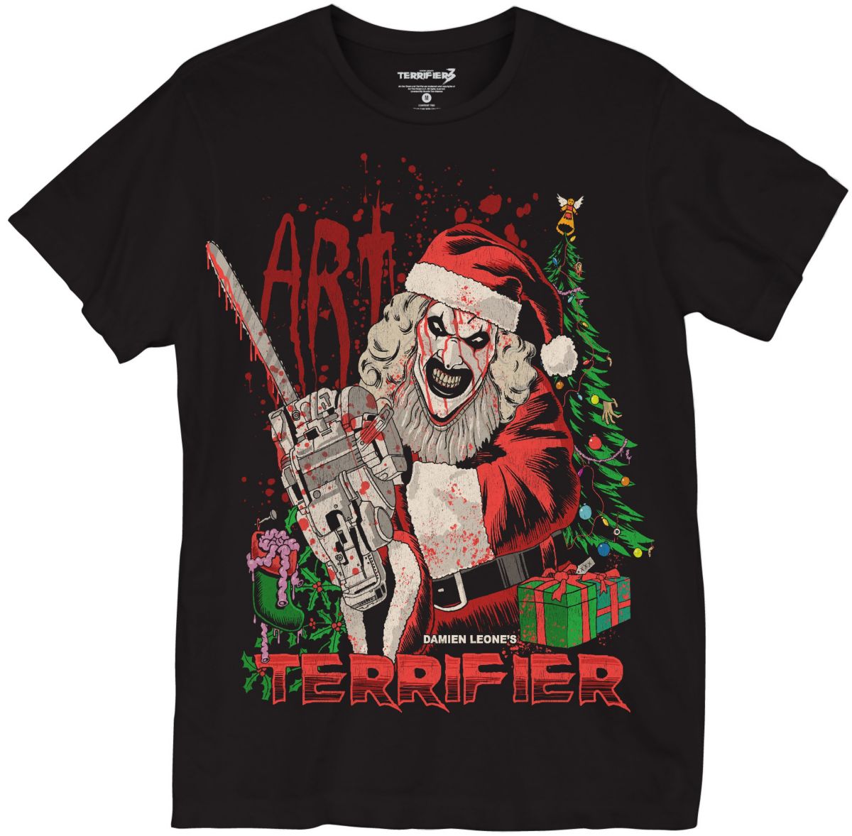 Art the Clown Santa T Shirt - Terrifier 3