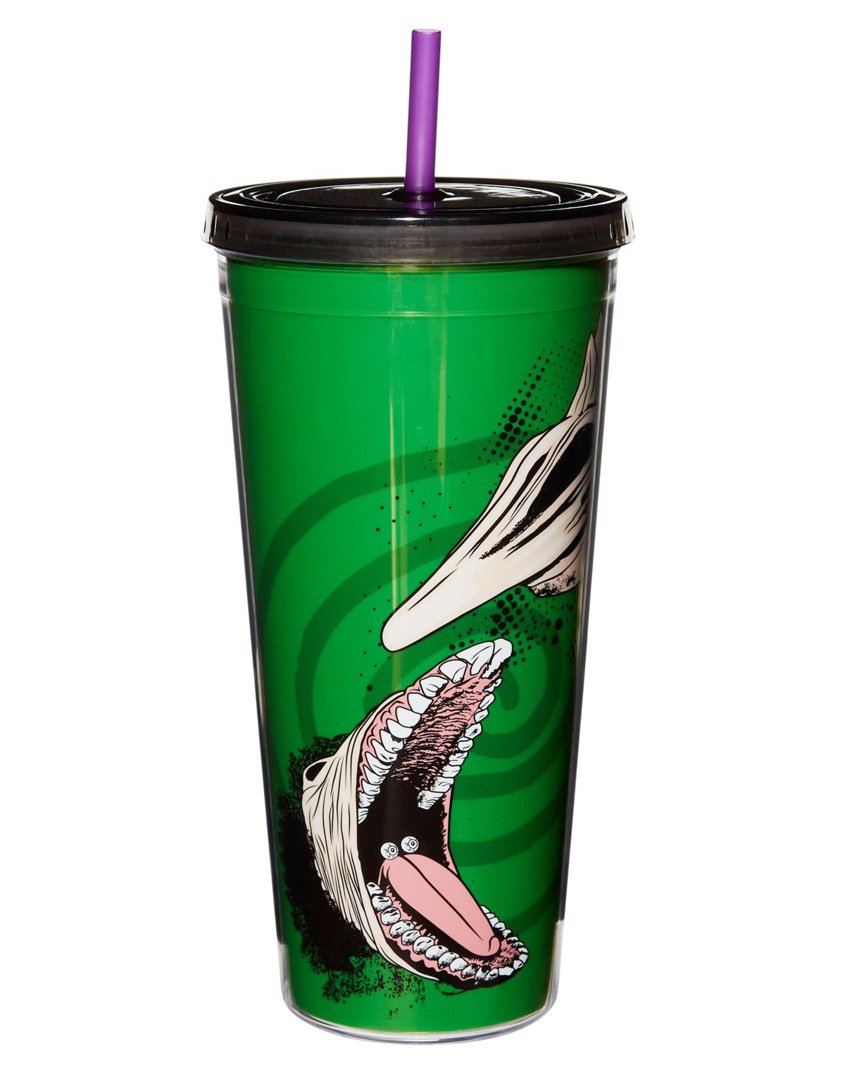 We're Dead Beetlejuice Cup with Straw