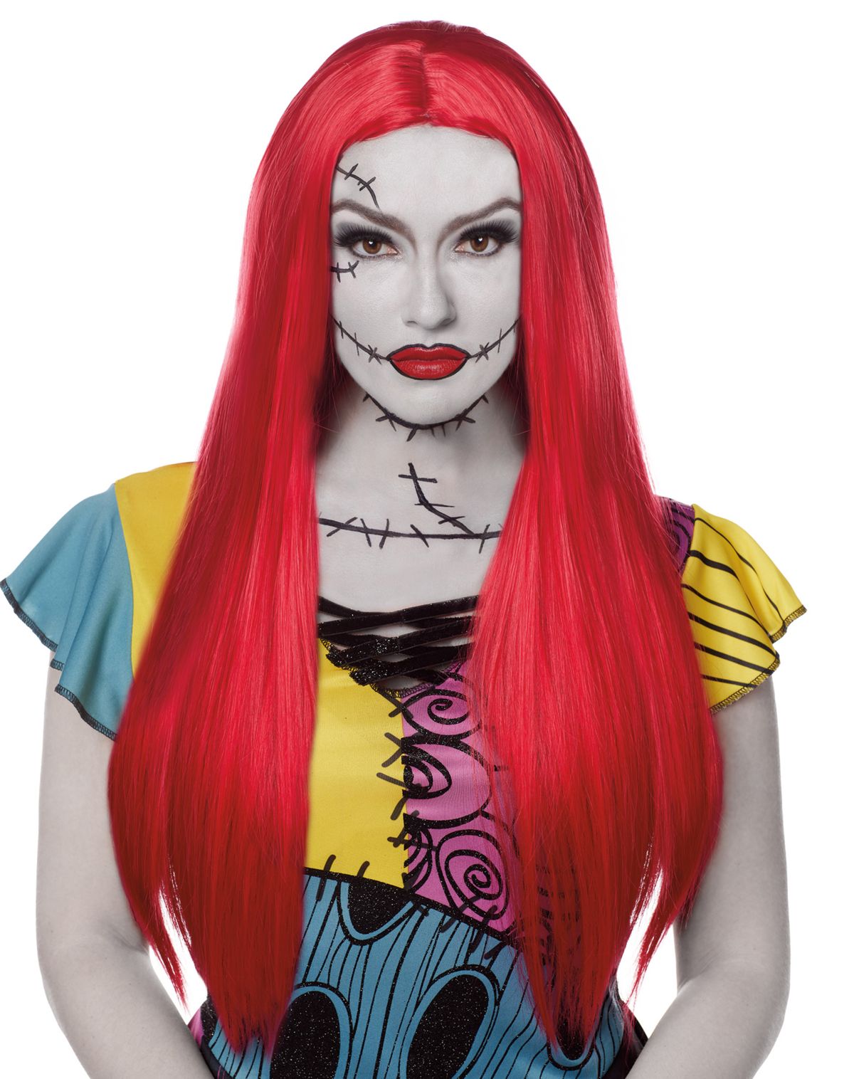 Heat Resistant Sally Wig - The Nightmare Before Christmas