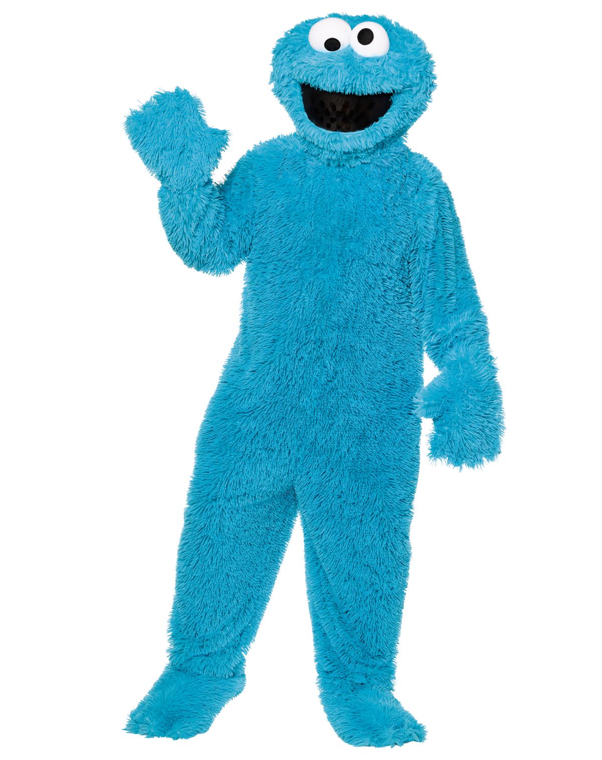 Adult Cookie Monster Jumpsuit Costume - Sesame Street