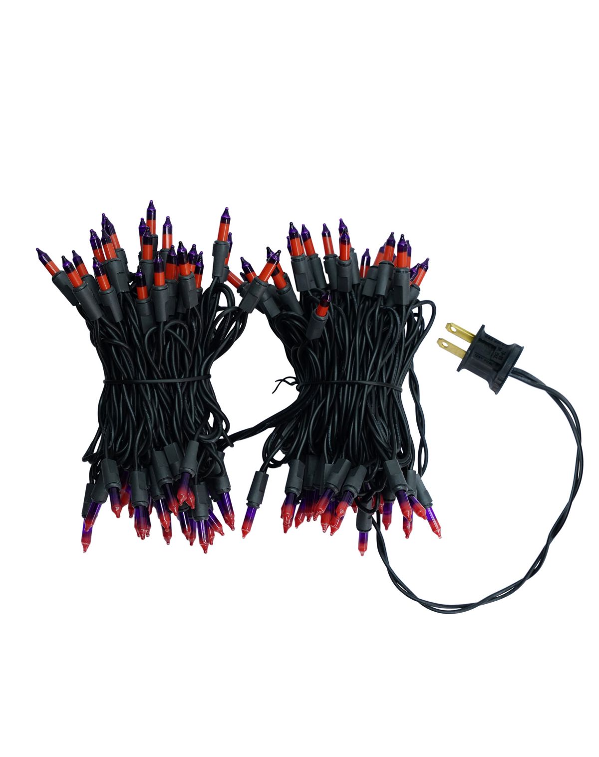 Double Orange and Purple String Lights