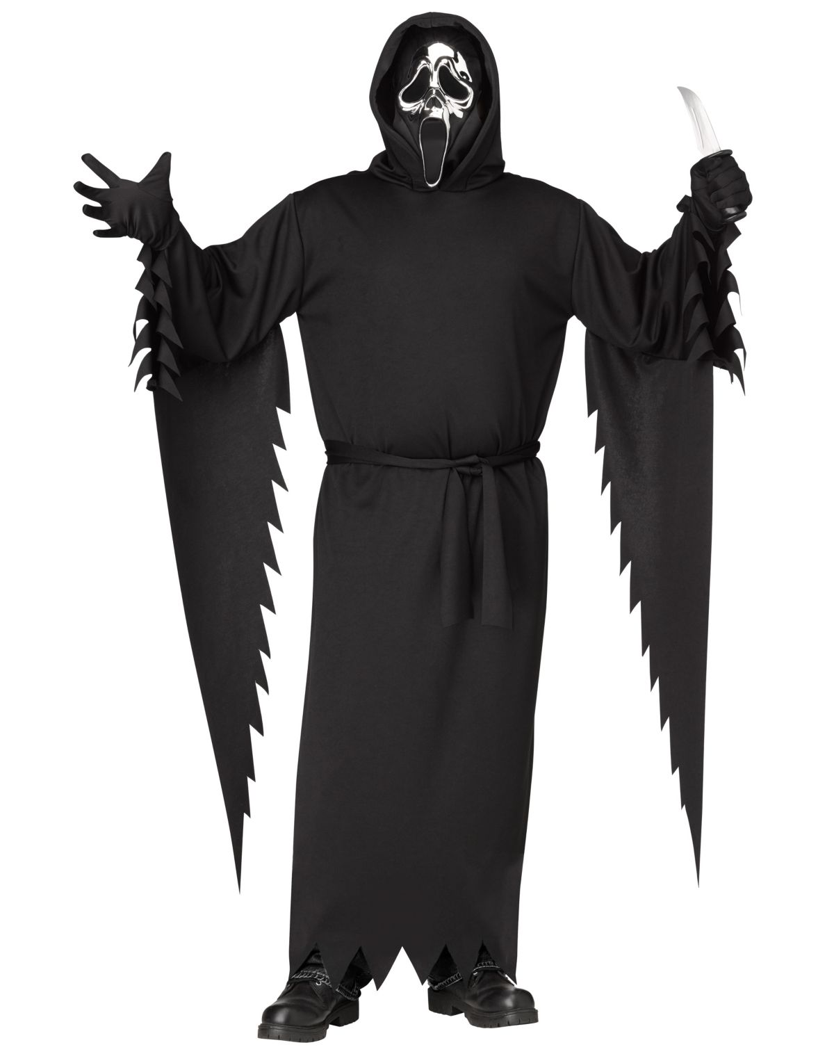 Adult Chrome Ghost Face Costume
