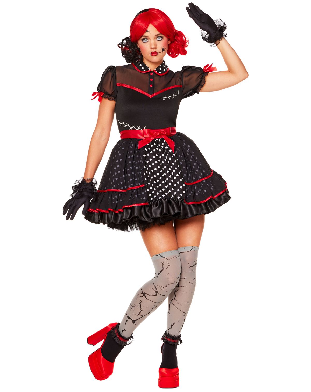 Adult Twisted Doll Costume