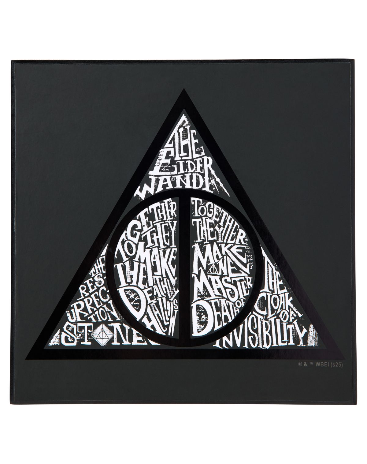 Deathly Hallows Tabletop Sign - Harry Potter