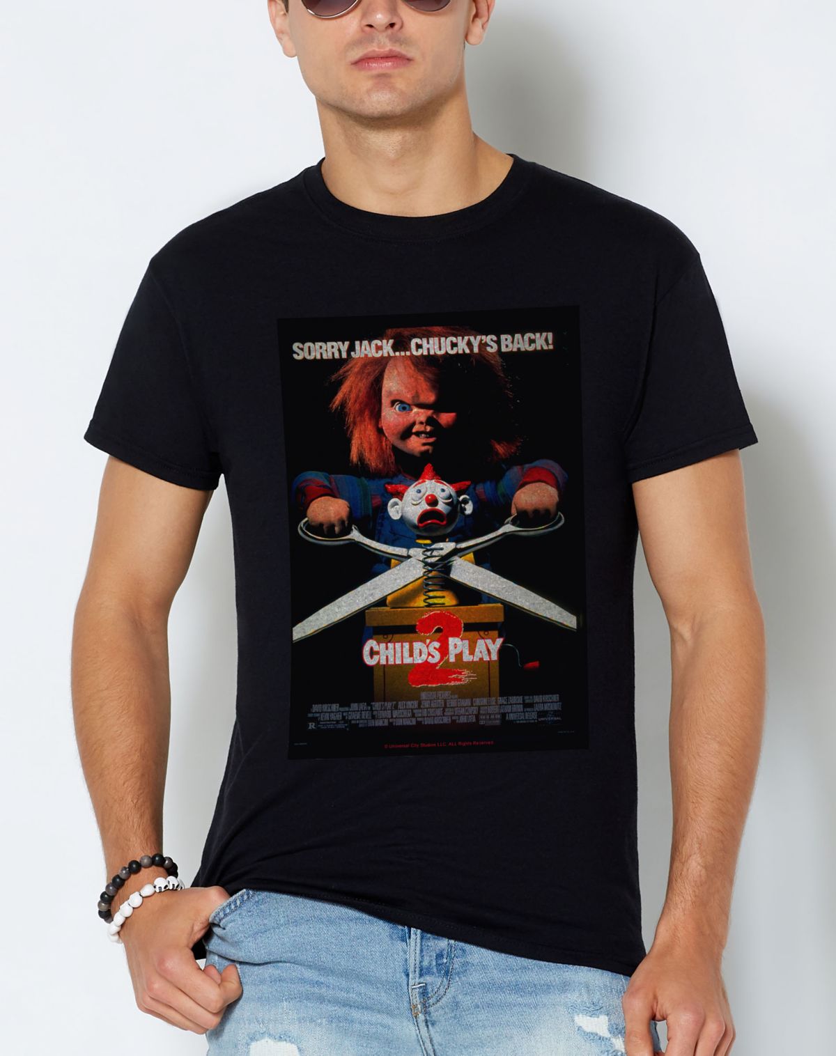 Black Child's Play 2 Chucky T Shirt