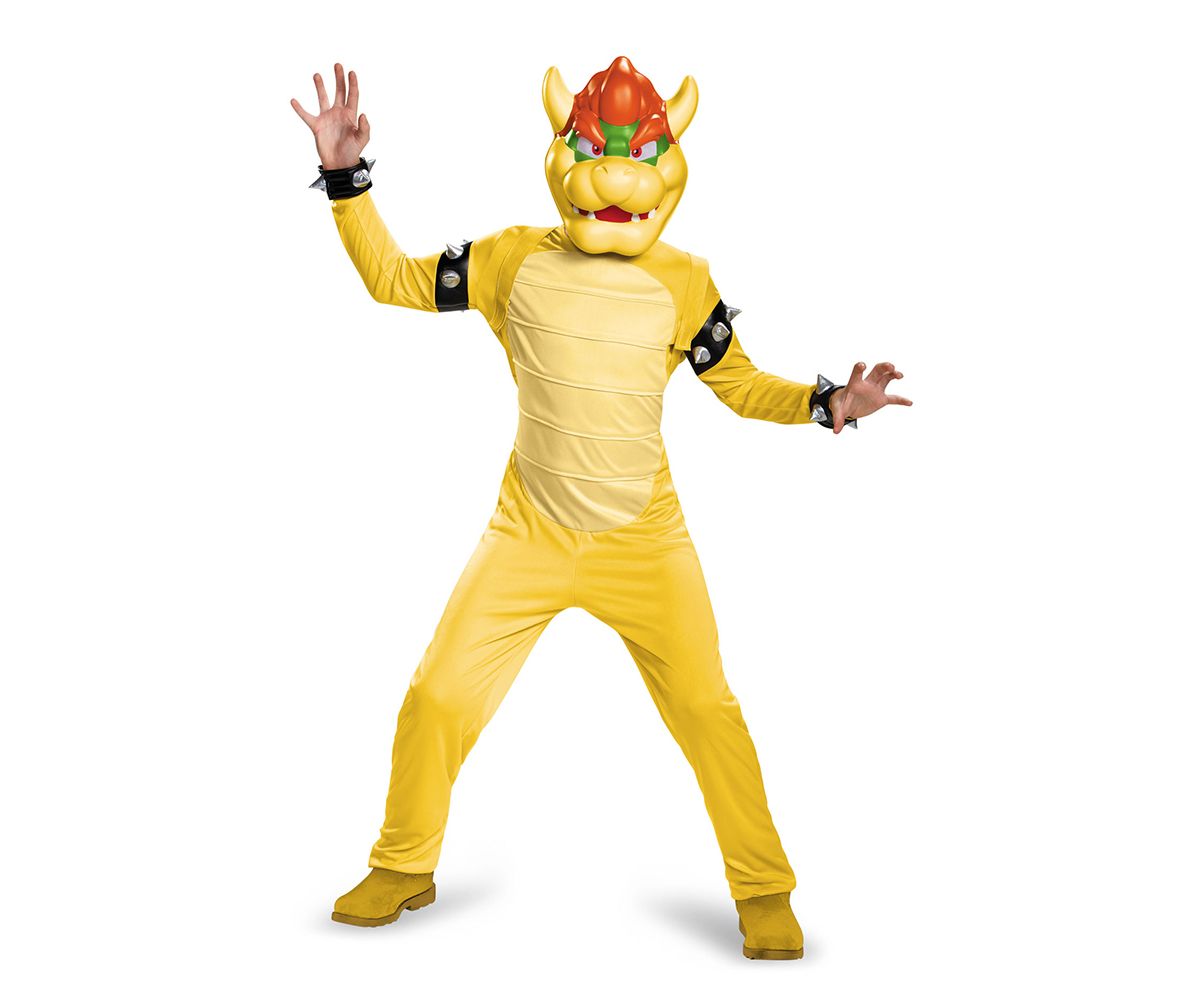 Kids Bowser One Piece Costume Deluxe - Mario Bros