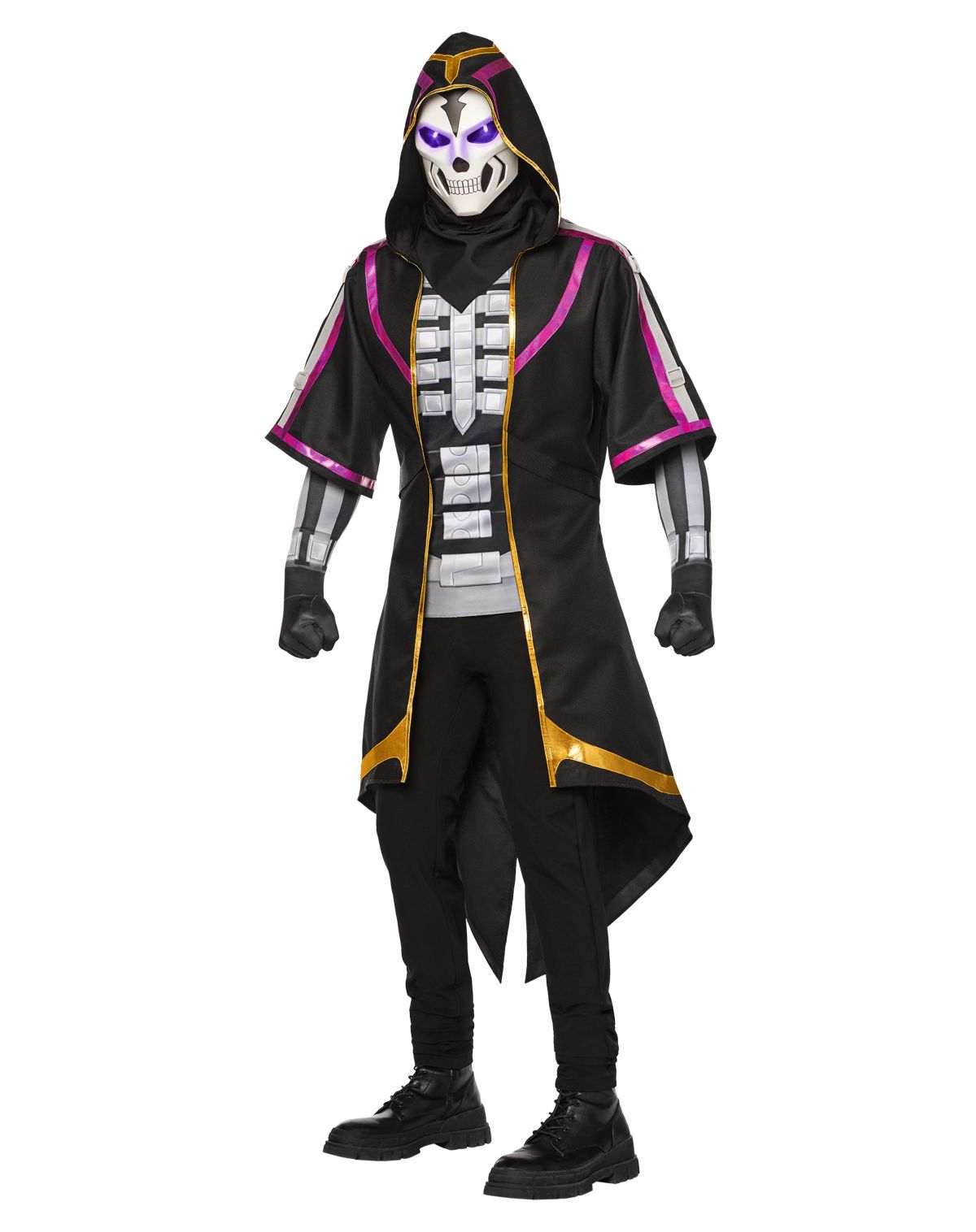 Adult Light-Up Skulldrifter Costume - Fortnite