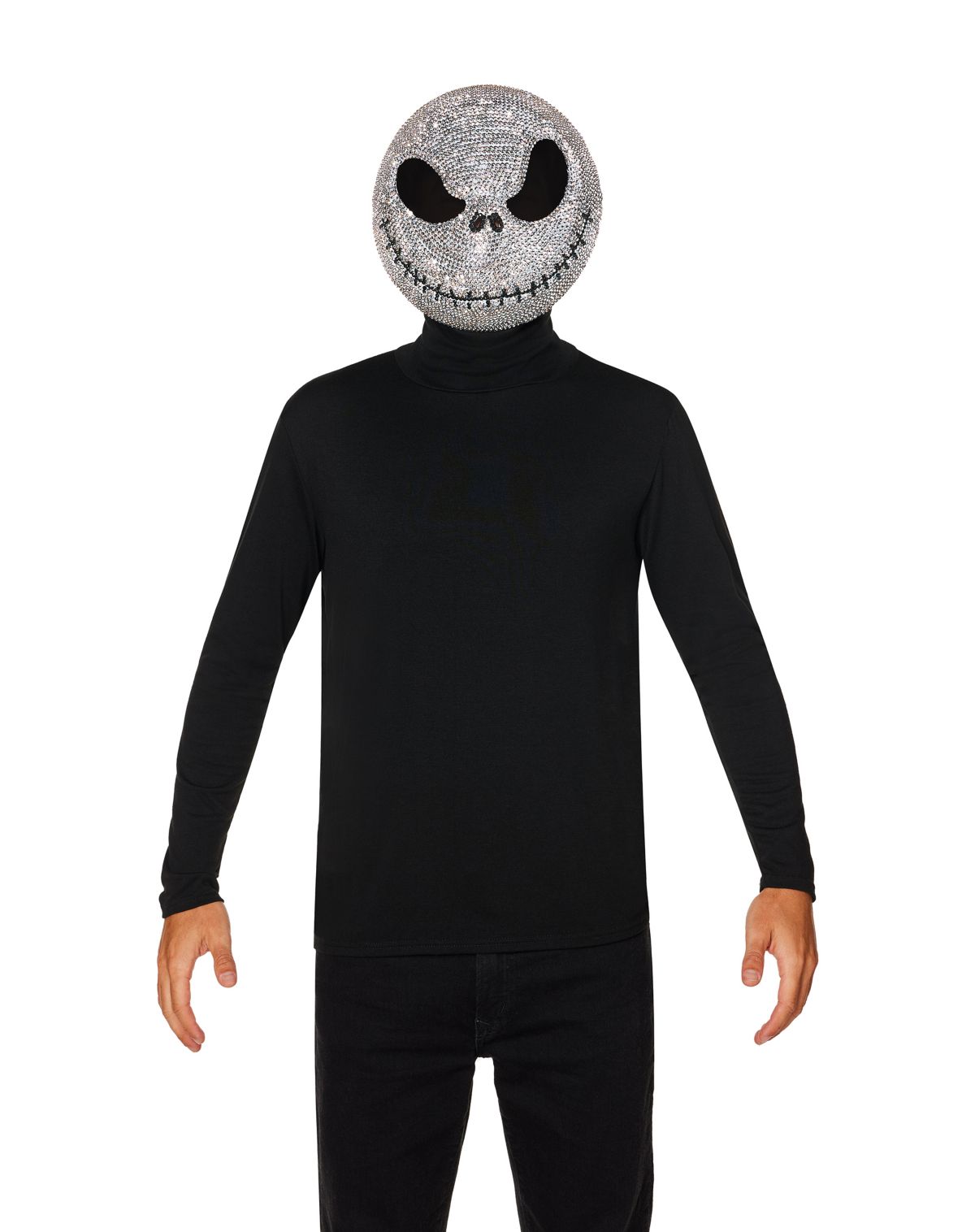 Jack Skellington Bling Half Mask - The Nightmare Before Christmas