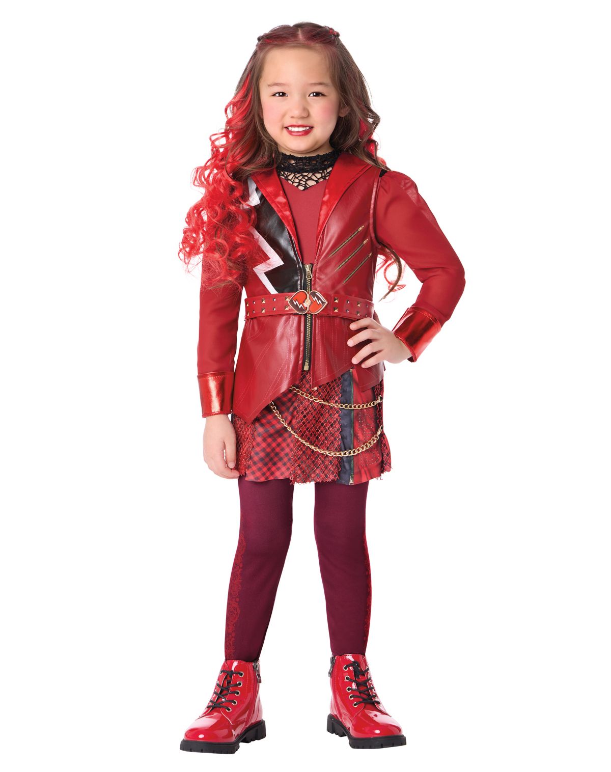 Toddler Red Dress Costume - Descendants: Wicked Wonderland
