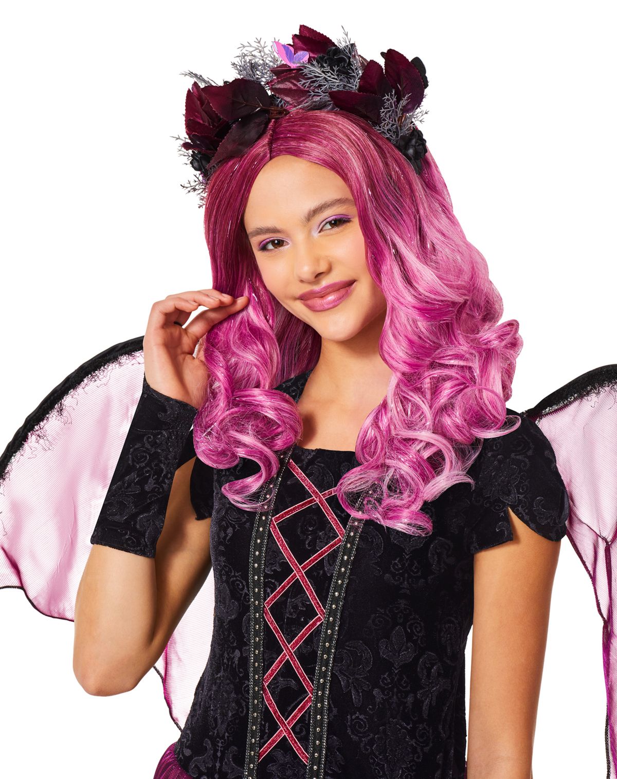 Kids Dark Fairy Wig