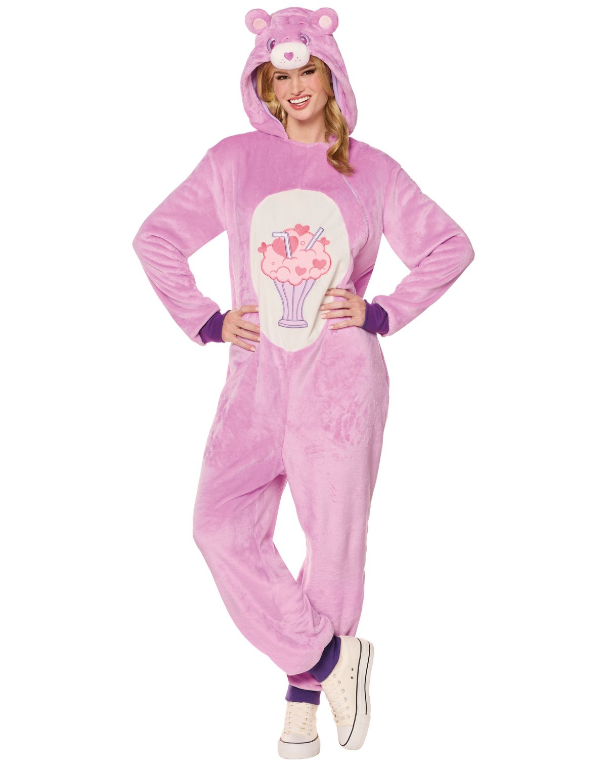 Adult Share Bear Jumpsuit Costume - Care Bears