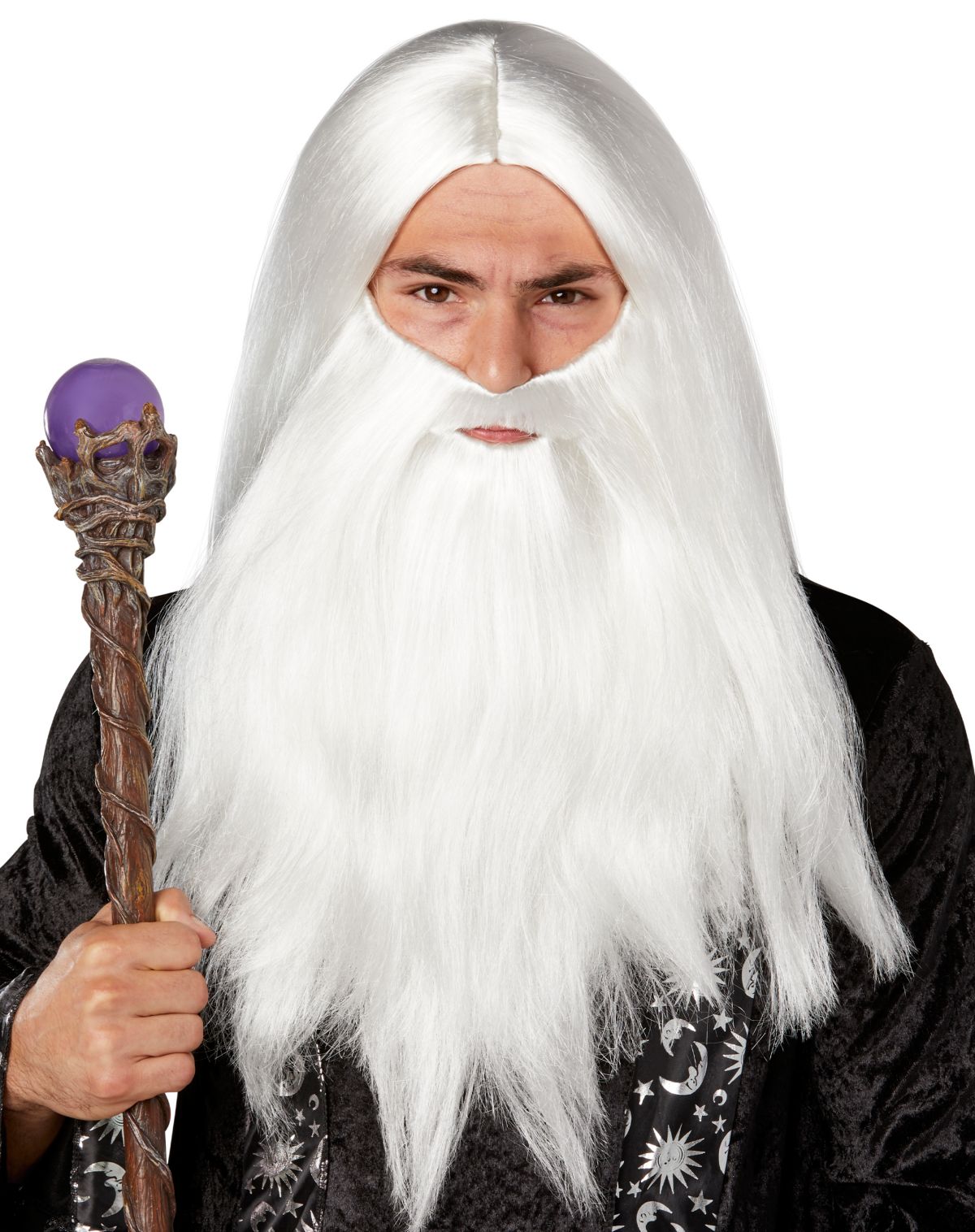 Merlin Wizard Beard and Wig