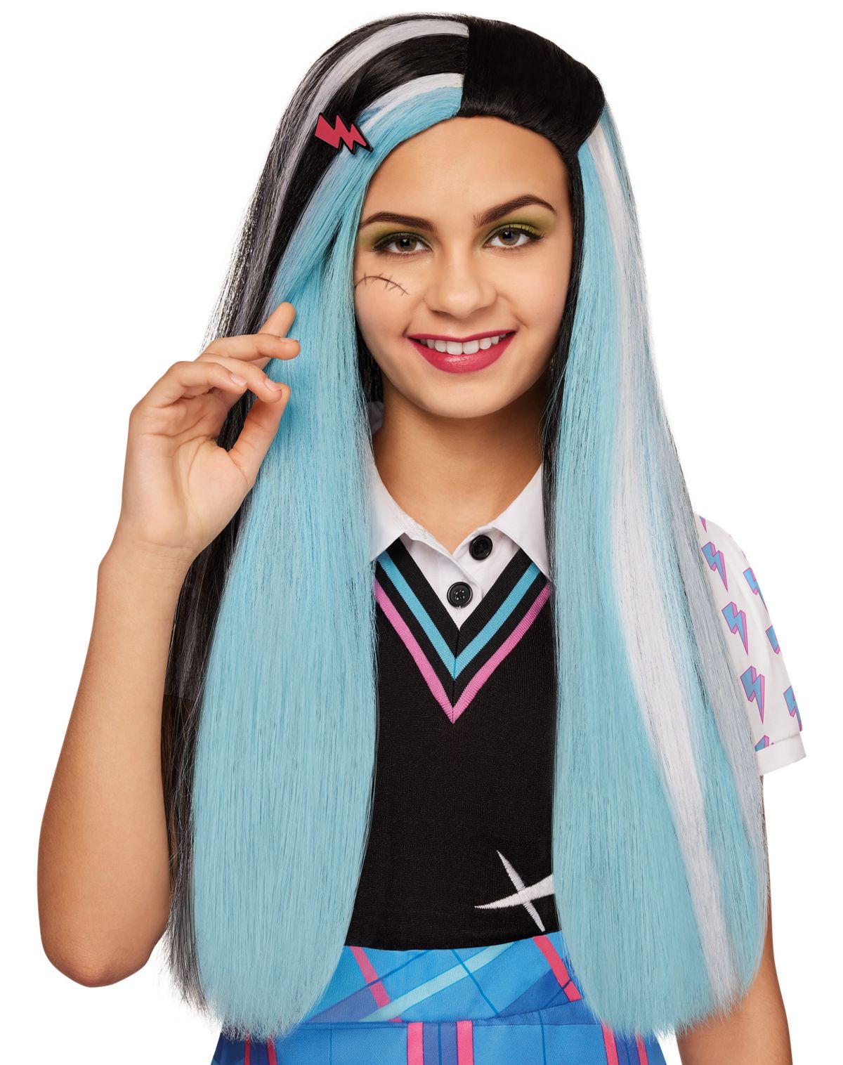 Kids Frankie Stein Wig - Monster High