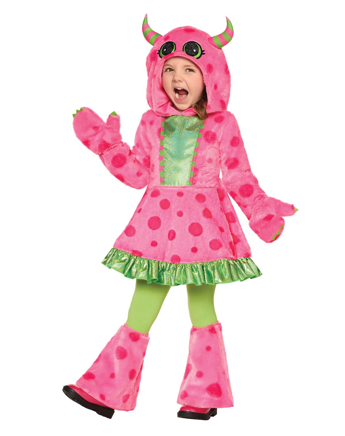 Toddler Lil' Pink Monster Dress Costume