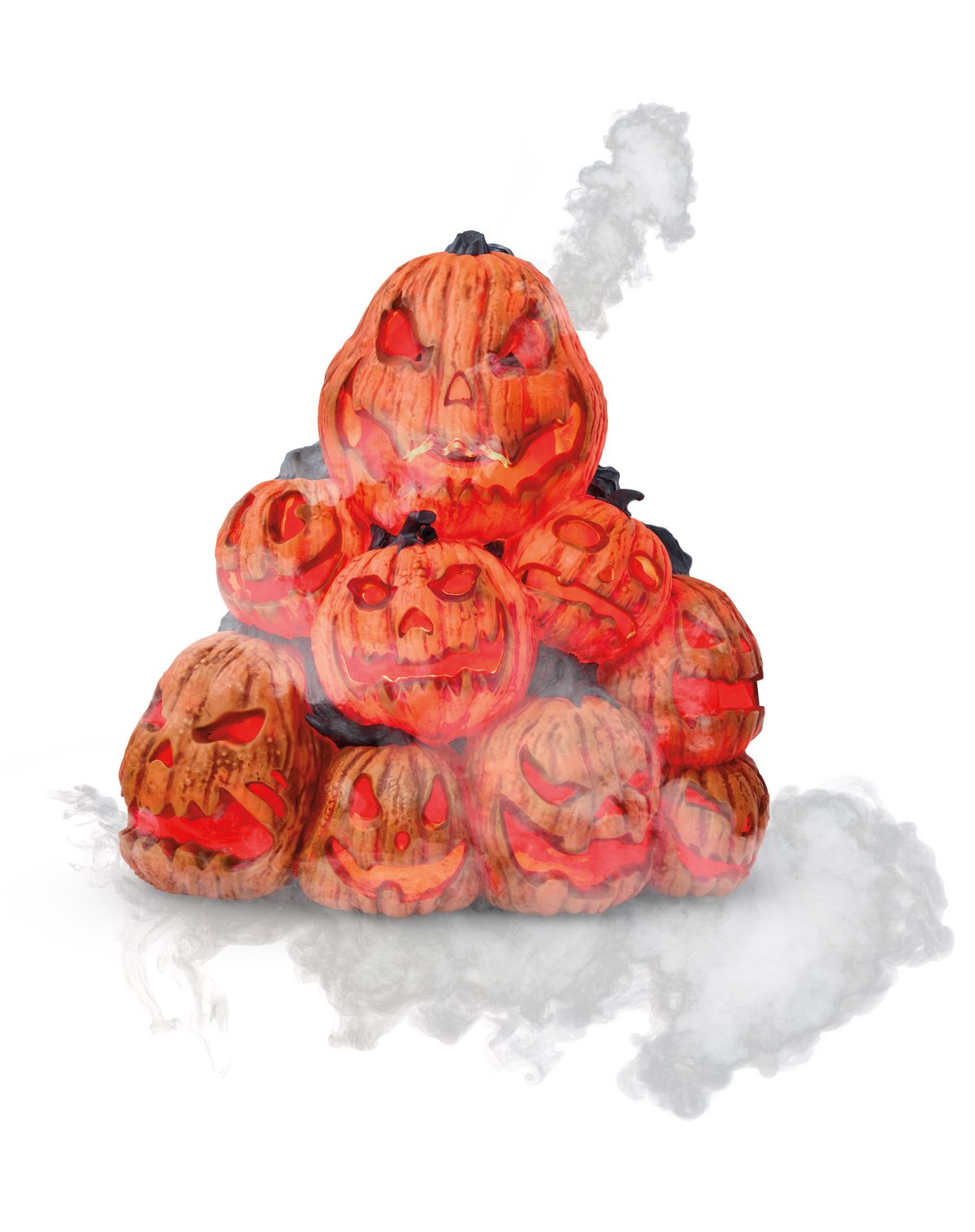 Light-Up Fogging Pumpkin Pile