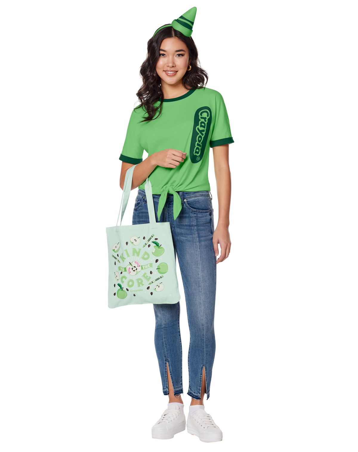 Adult Kind to the Core Green Crayon Costume Kit - Crayola