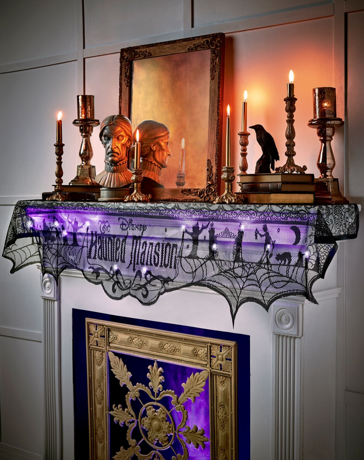 LED The Haunted Mansion Light-Up Mantel Scarf - Disney