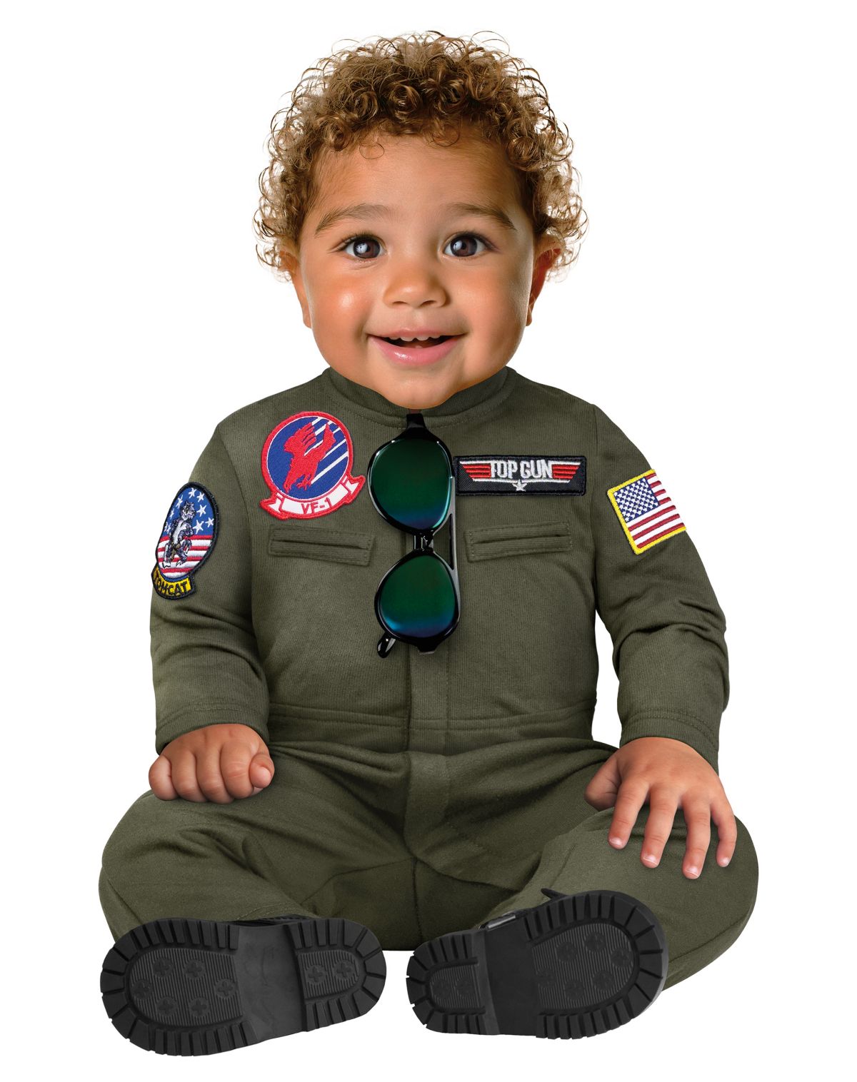 Baby Top Gun Flight Suit Costume