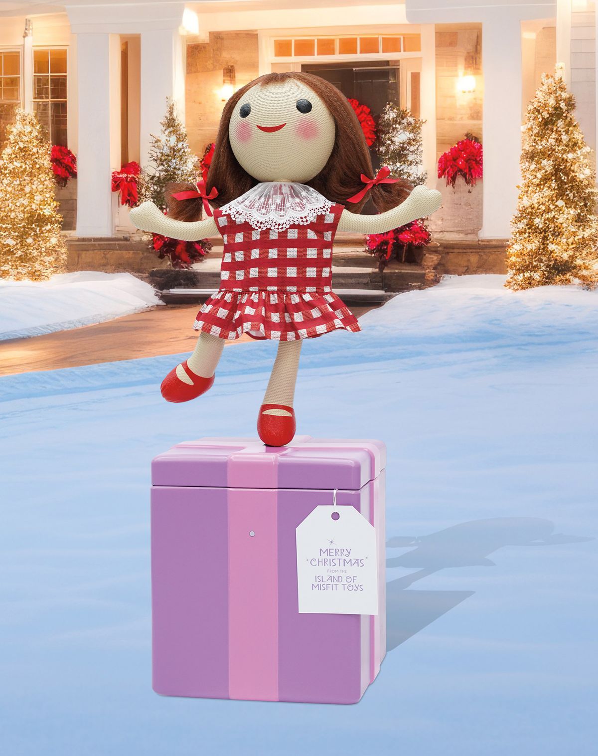 4 Ft 6 In Misfit Doll Animatronic - Rudolph the Red-Nosed Reindeer