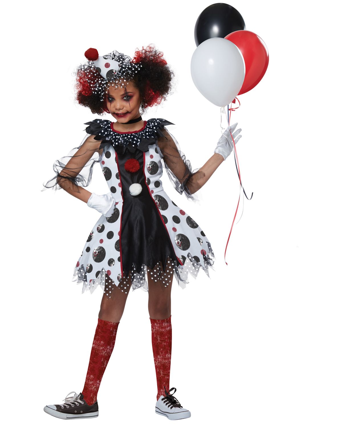 Kids Creepy Clown Costume