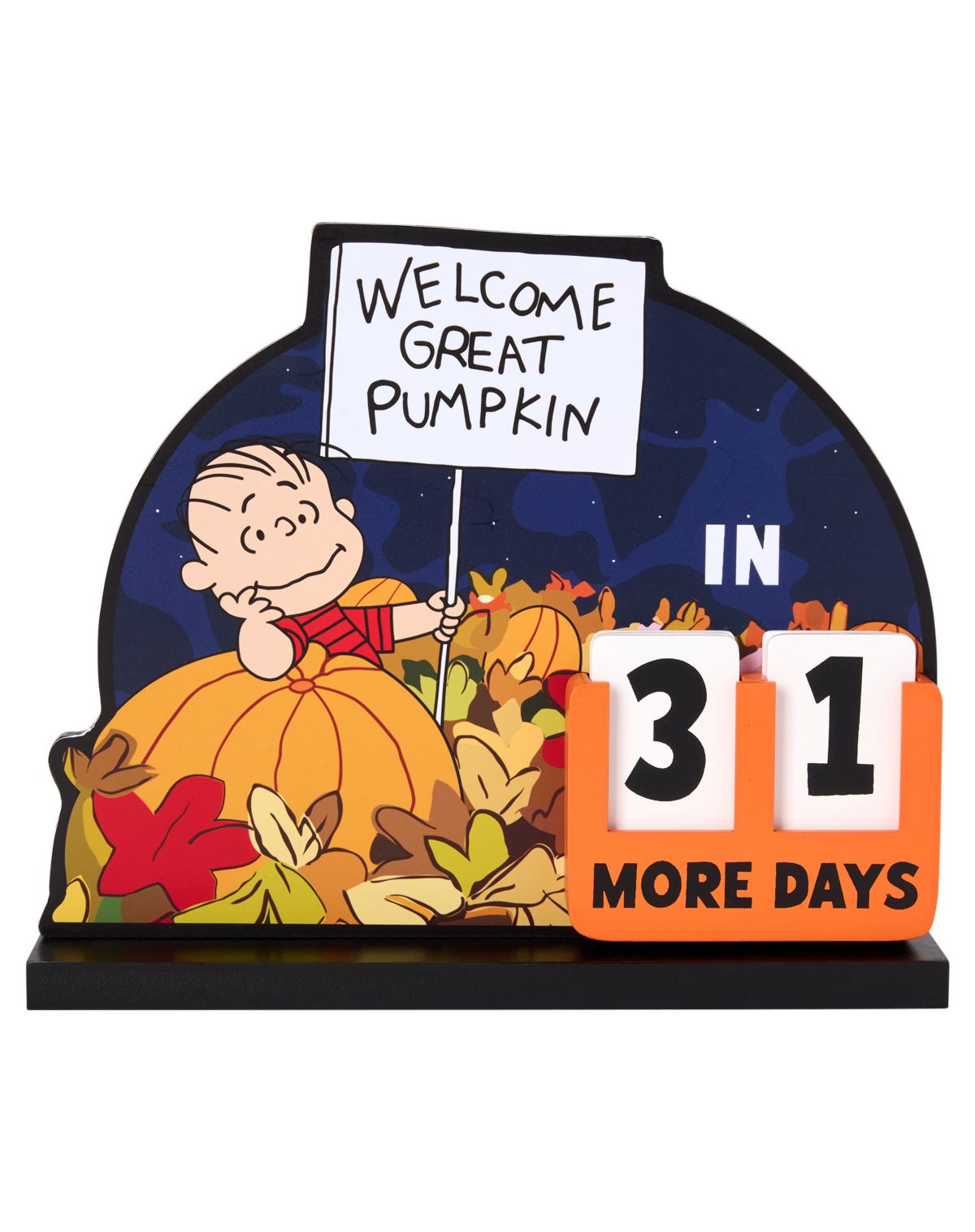 Charlie Brown Tabletop Countdown - The Peanuts