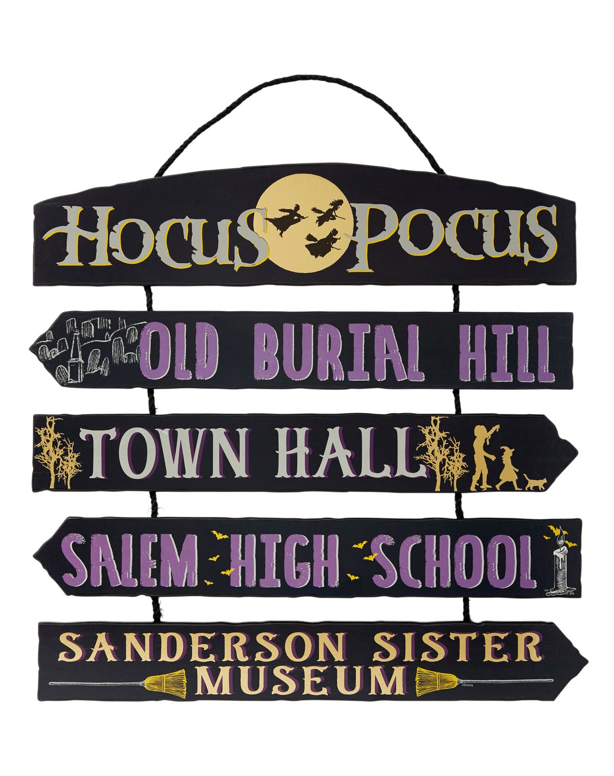 Hocus Pocus Ladder Sign - Disney