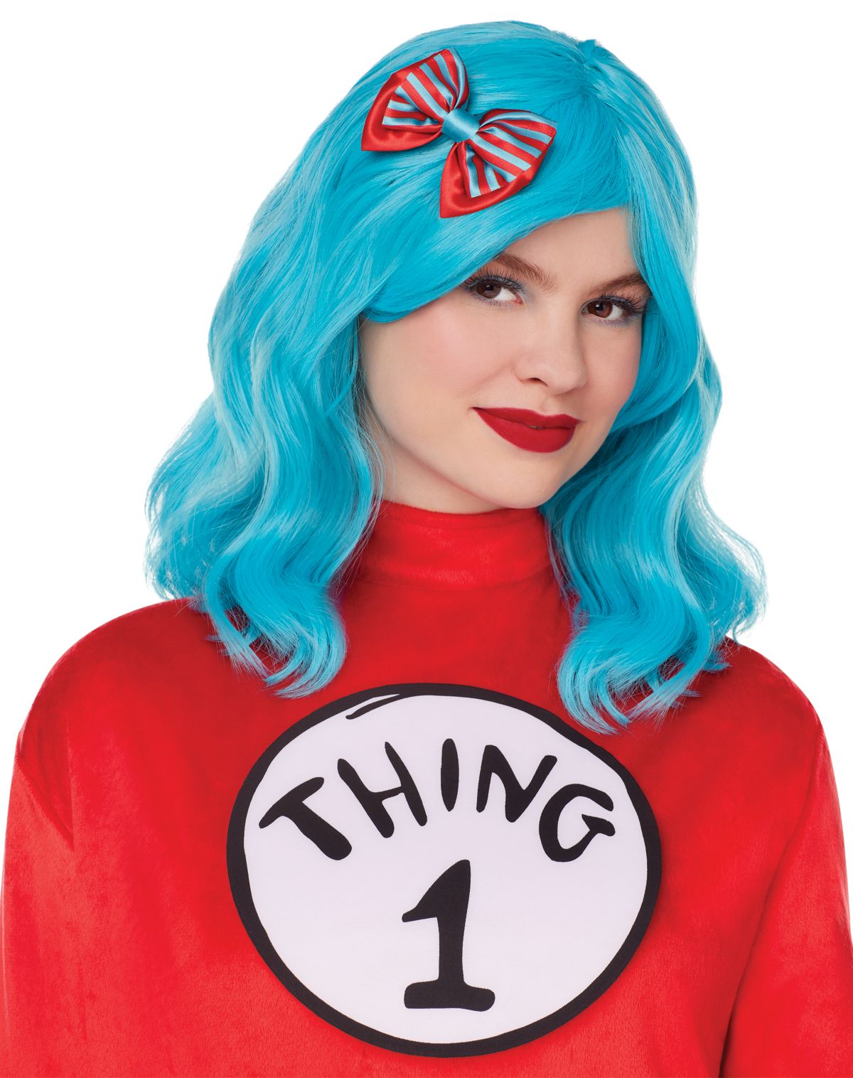 Long Thing 1 and Thing 2 Wig - Dr. Seuss
