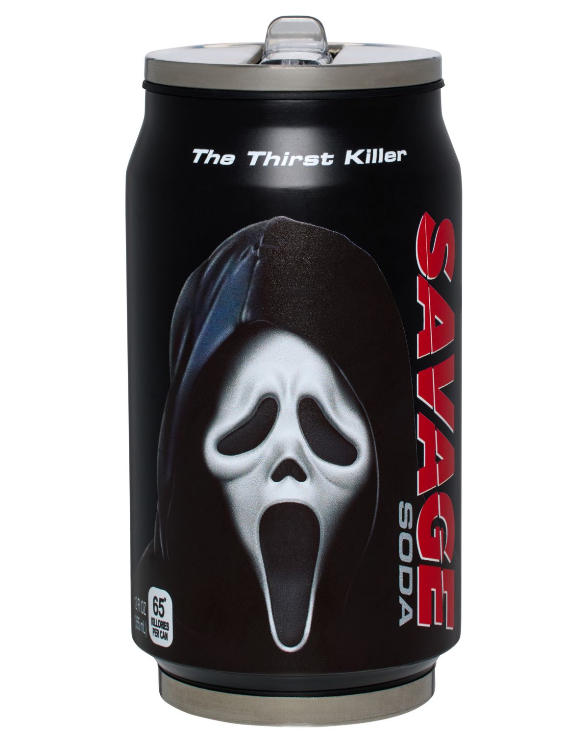 Ghost Face Savage Soda Reusable Can - 12 oz.
