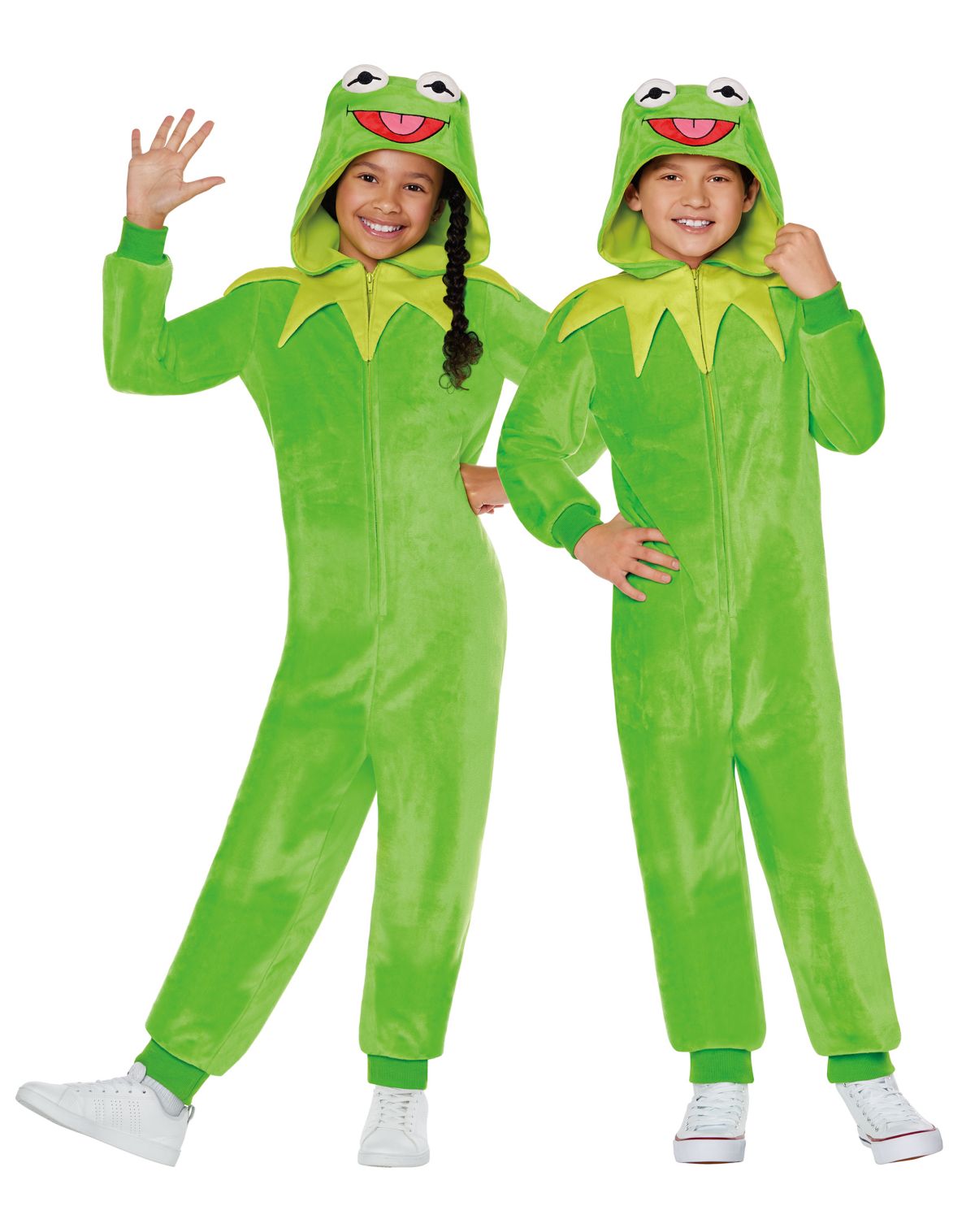 Kids Kermit the Frog Jumpsuit Costume - The Muppets