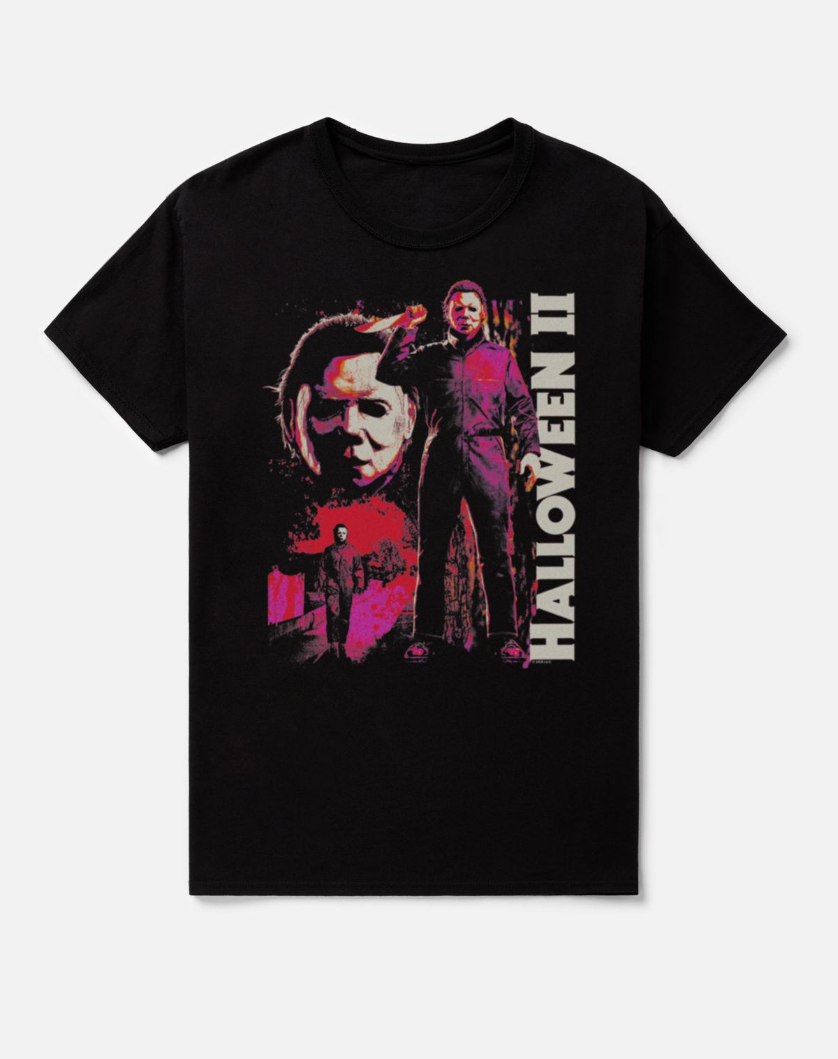 Michael Myers Collage T Shirt - Halloween II
