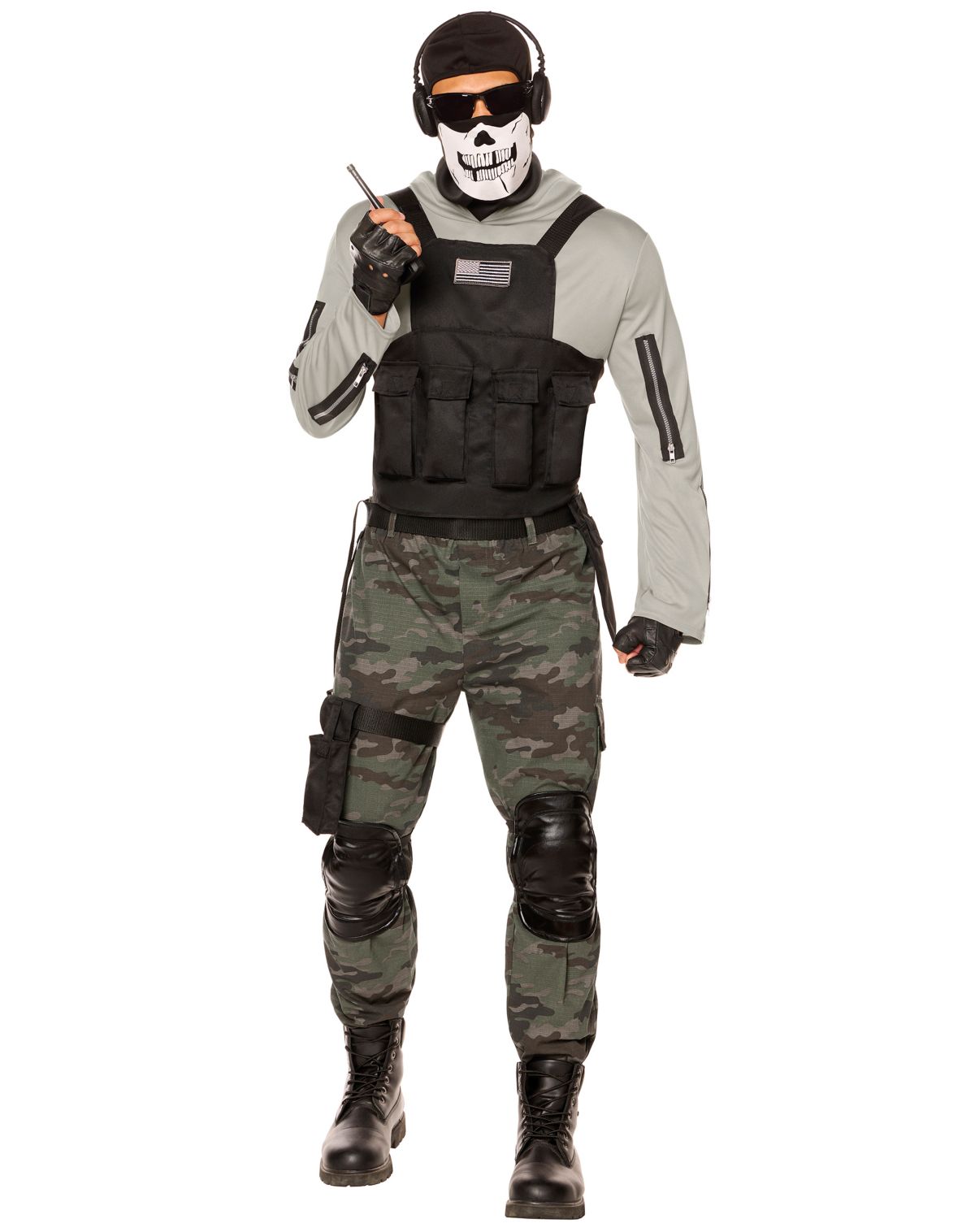 Adult Skull Commando Costume