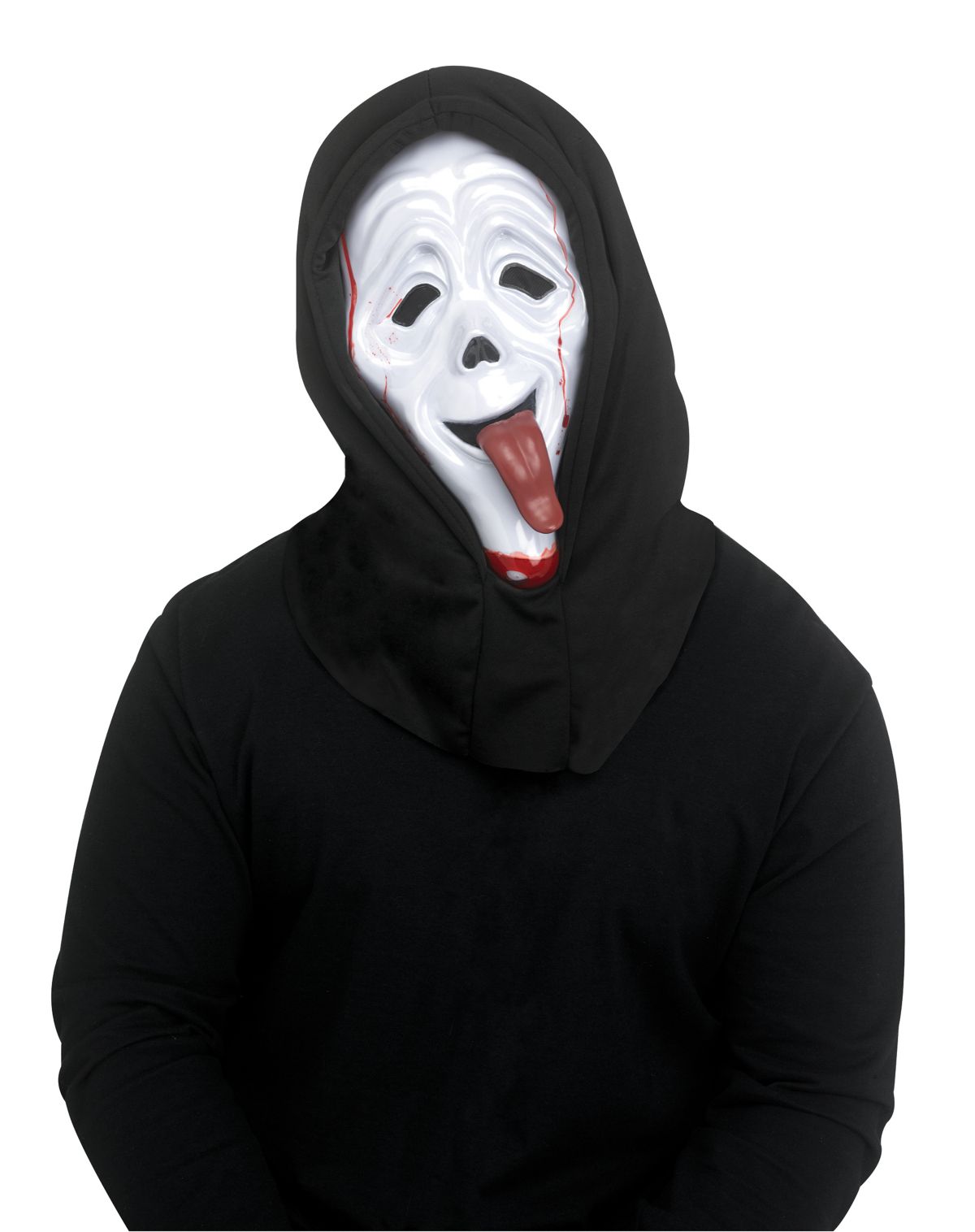 Ghost Face Wassup Bleeding Half Mask