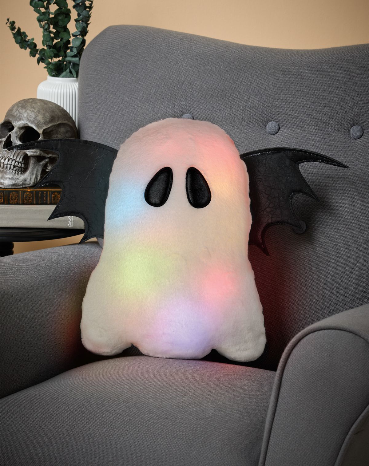 Light-Up Ghost Bat Plush