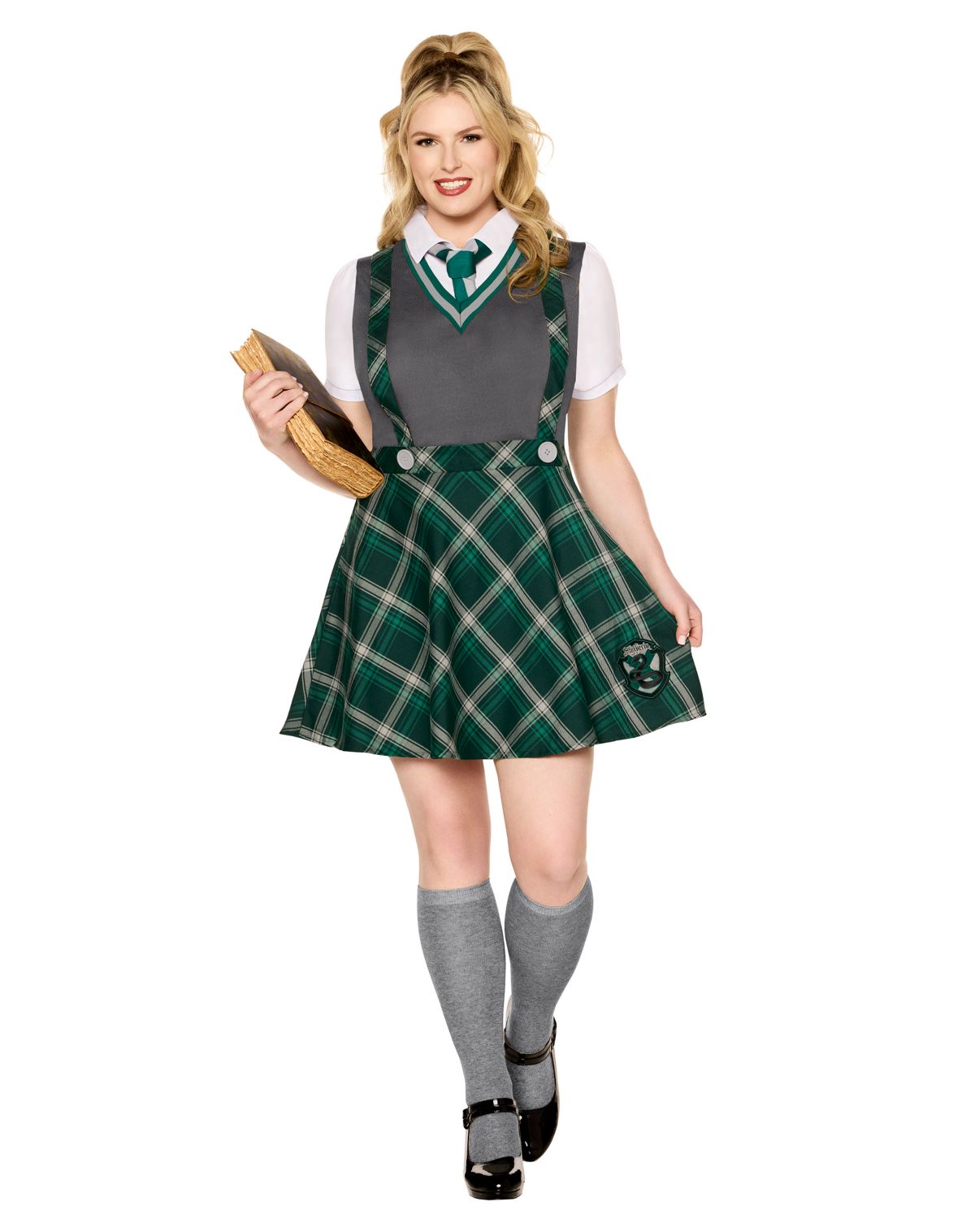 Adult Slytherin Plus Size Dress Costume - Harry Potter