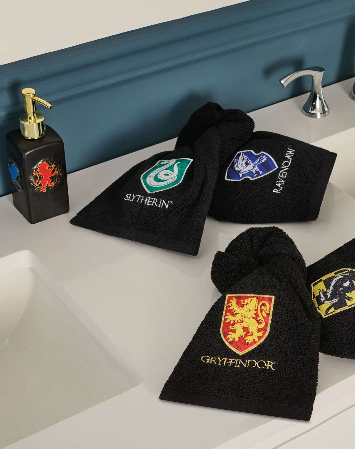 Harry Potter Houses 3-Piece Bath Accessory Set