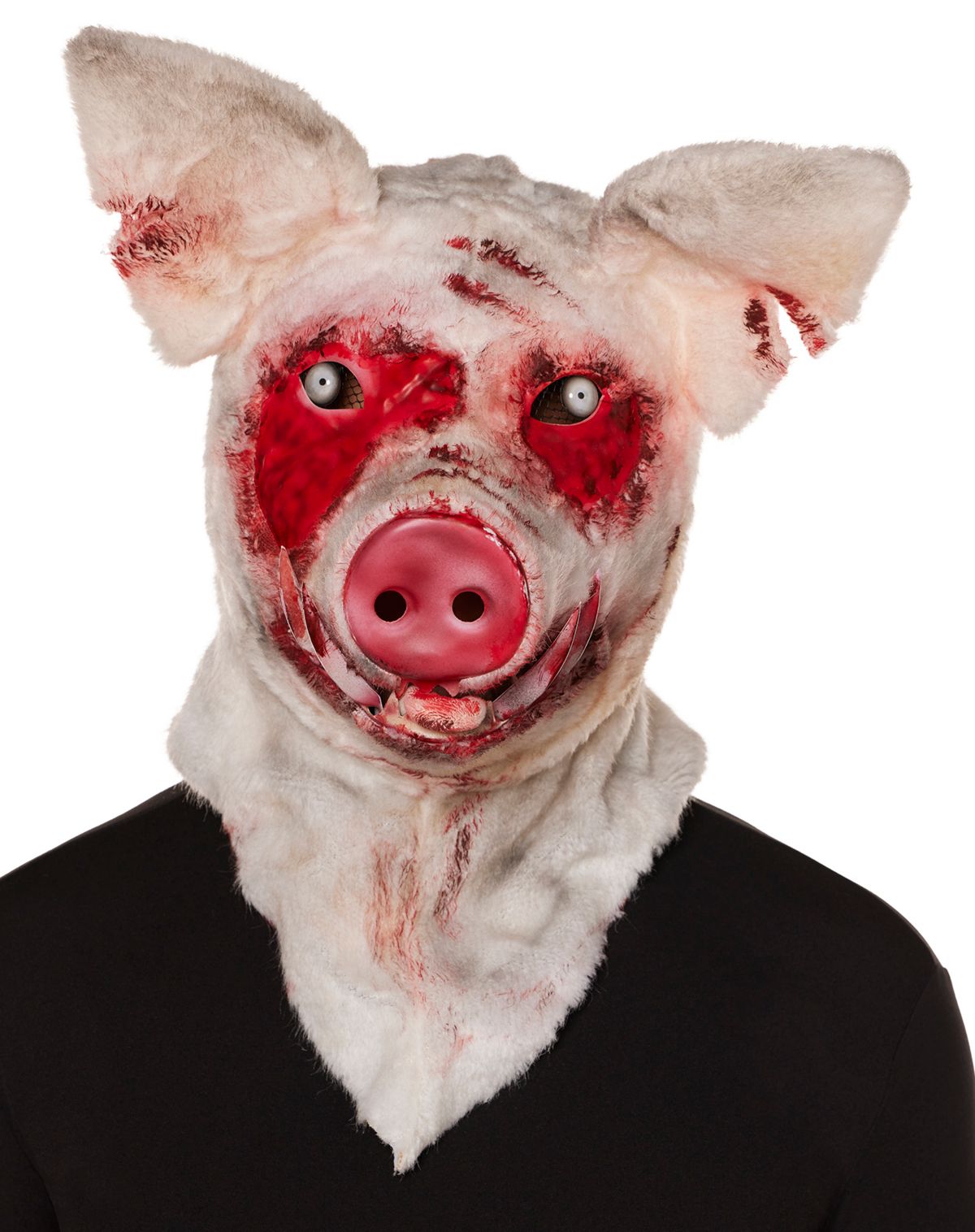 Moving Mouth Bloody Pig Full Mask