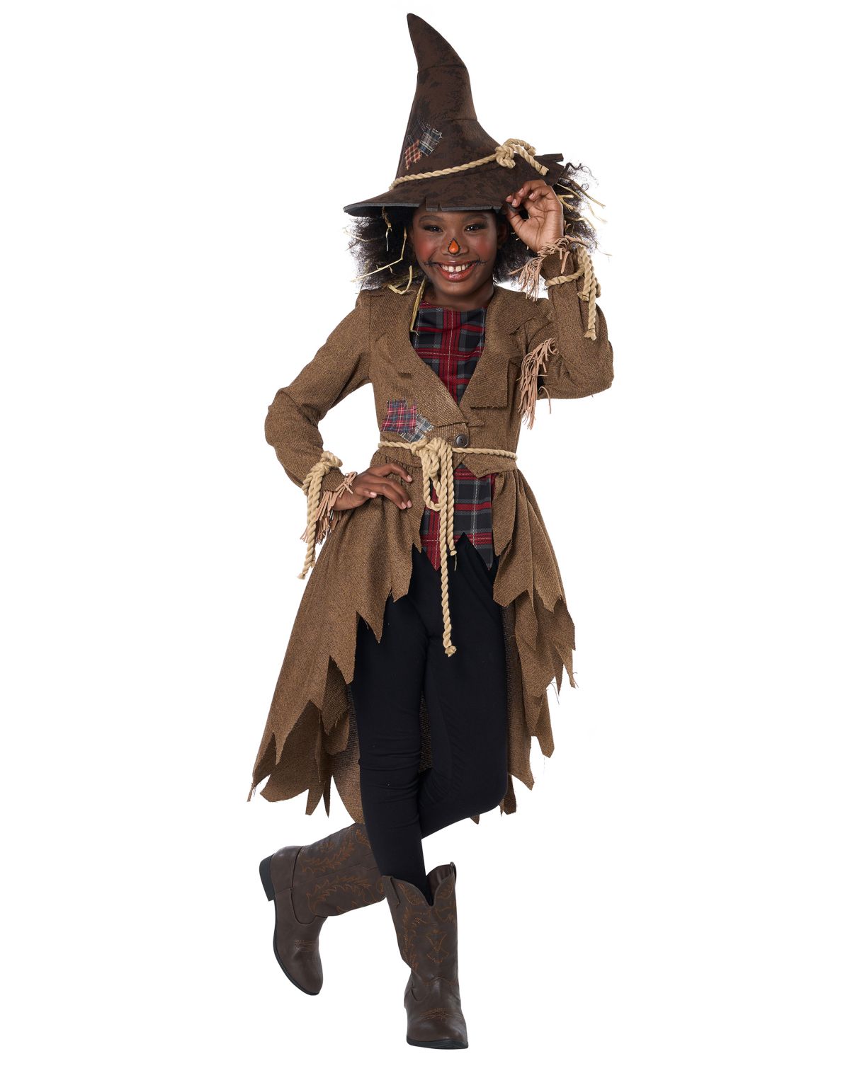 Kids Hay Girl Scarecrow Costume