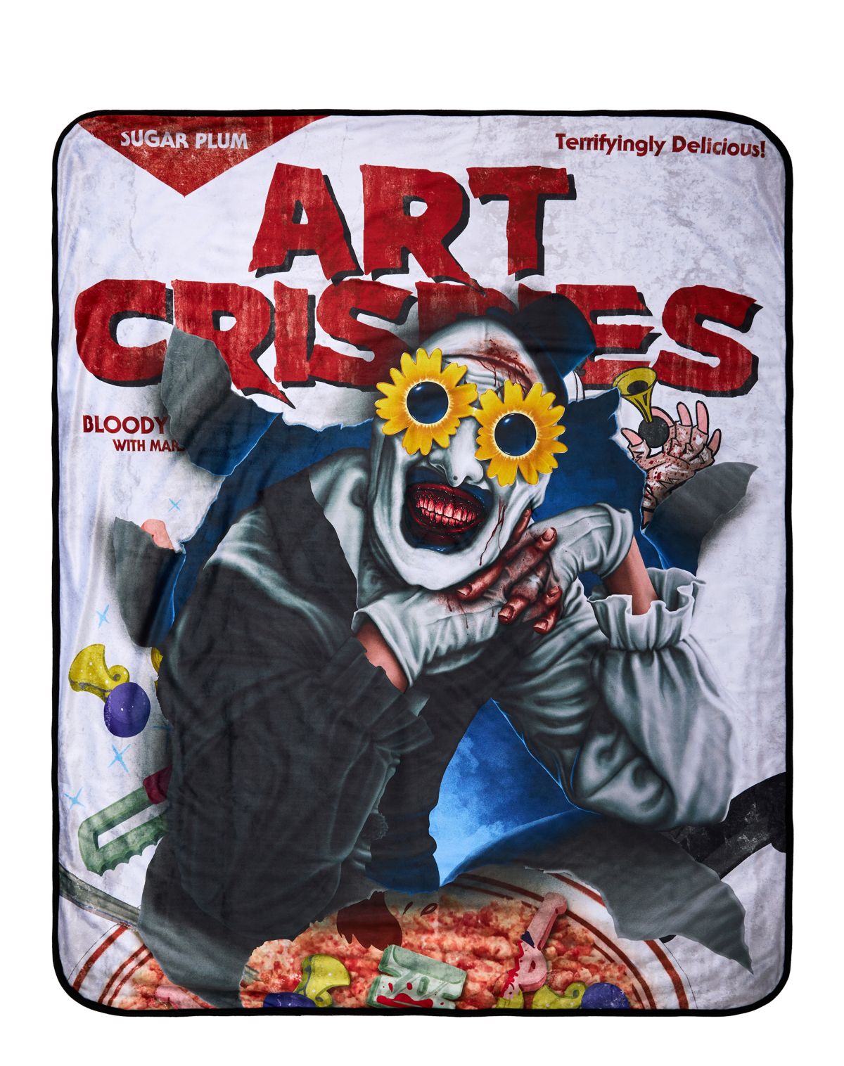 Terrifier Art Crispies Fleece Blanket