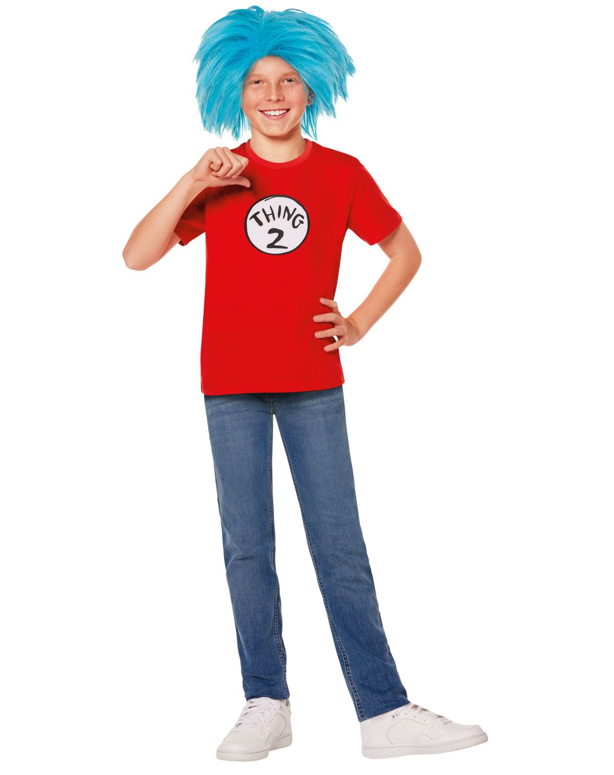 Kids Thing 1 and Thing 2 Costume Kit - The Cat in the Hat