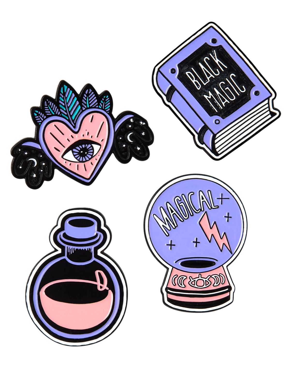 Witchy Pin Set - 4 Pack