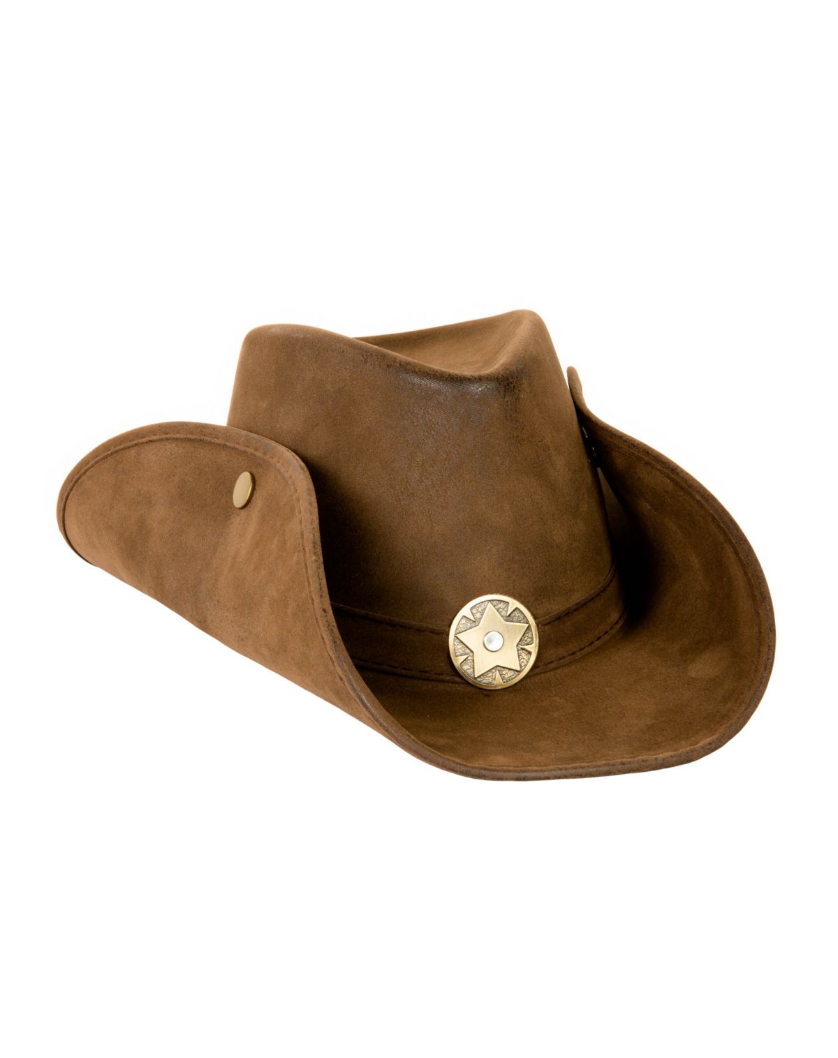 Brown Sheriff Cowboy Hat Deluxe