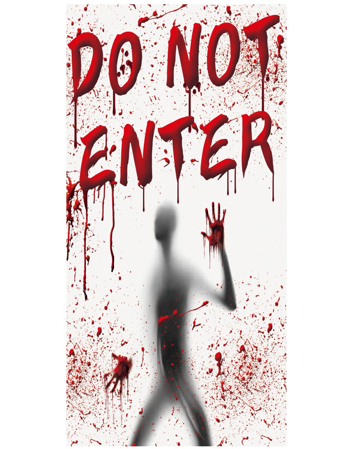 Bloody Window Decorations - 2 Pack