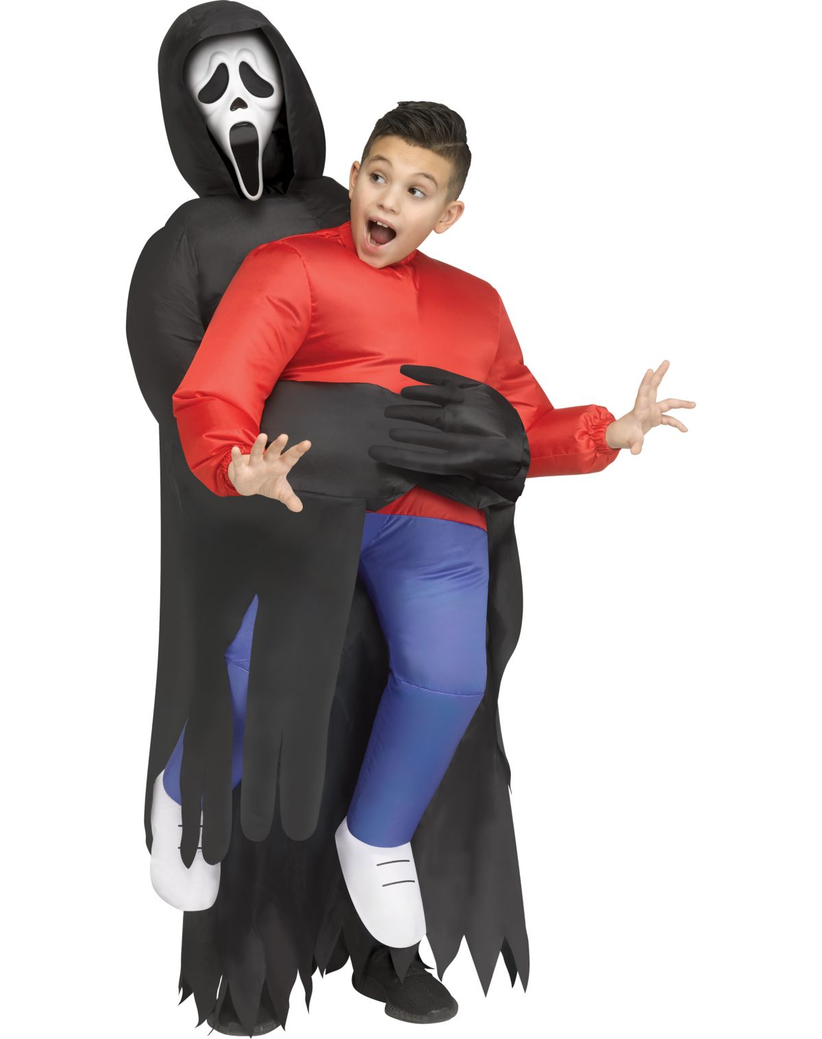 Kids Ghost Face Carrying Inflatable Costume