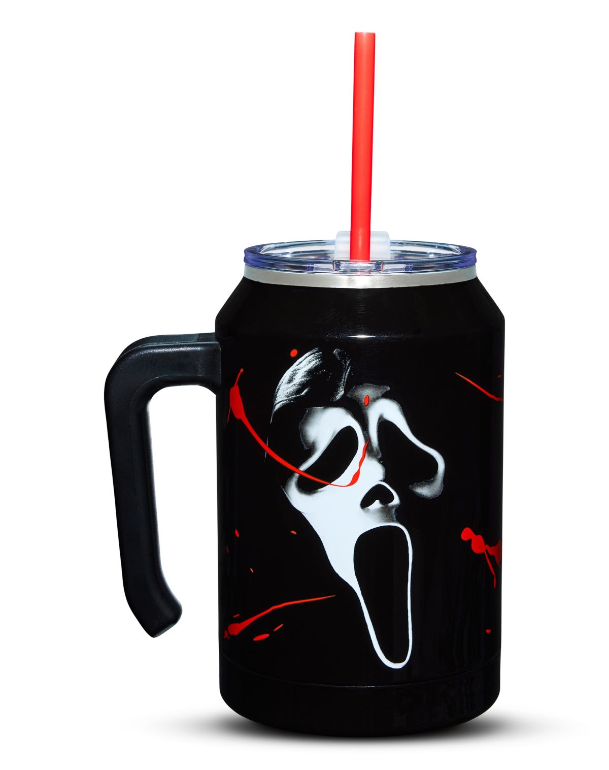 Ghost Face Cup with Straw - 30 oz.