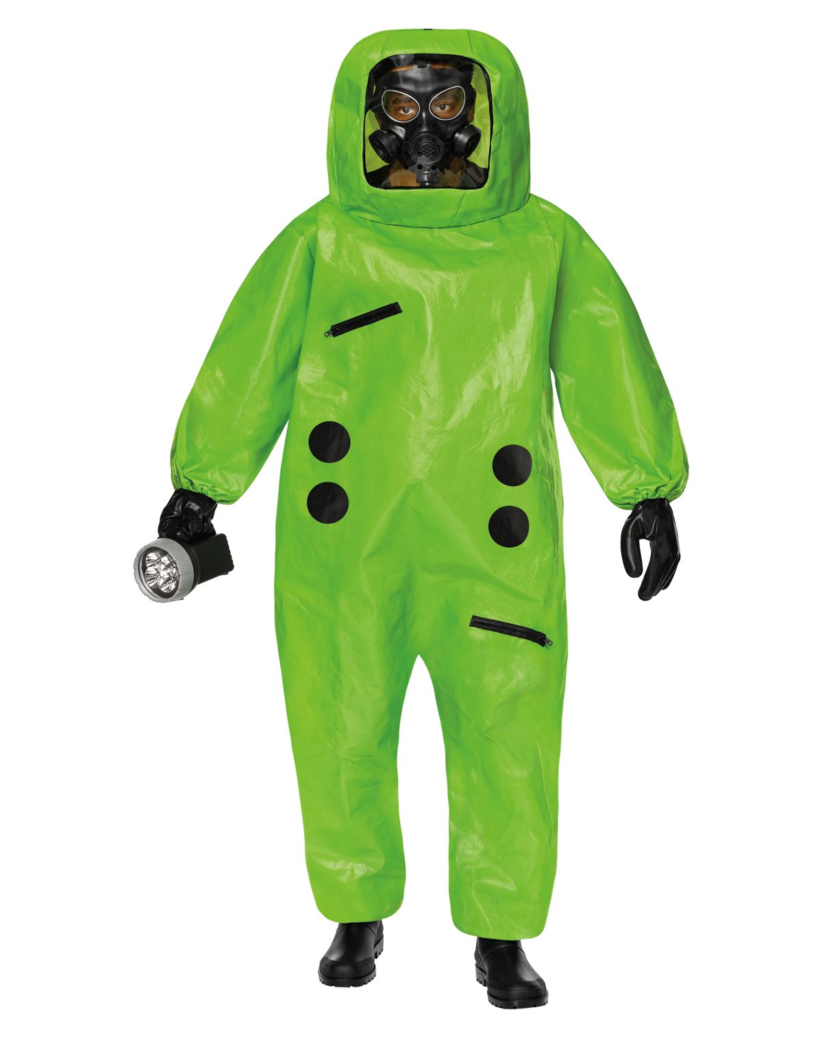 Adult Green Async Hazmat Suit Costume - Backrooms